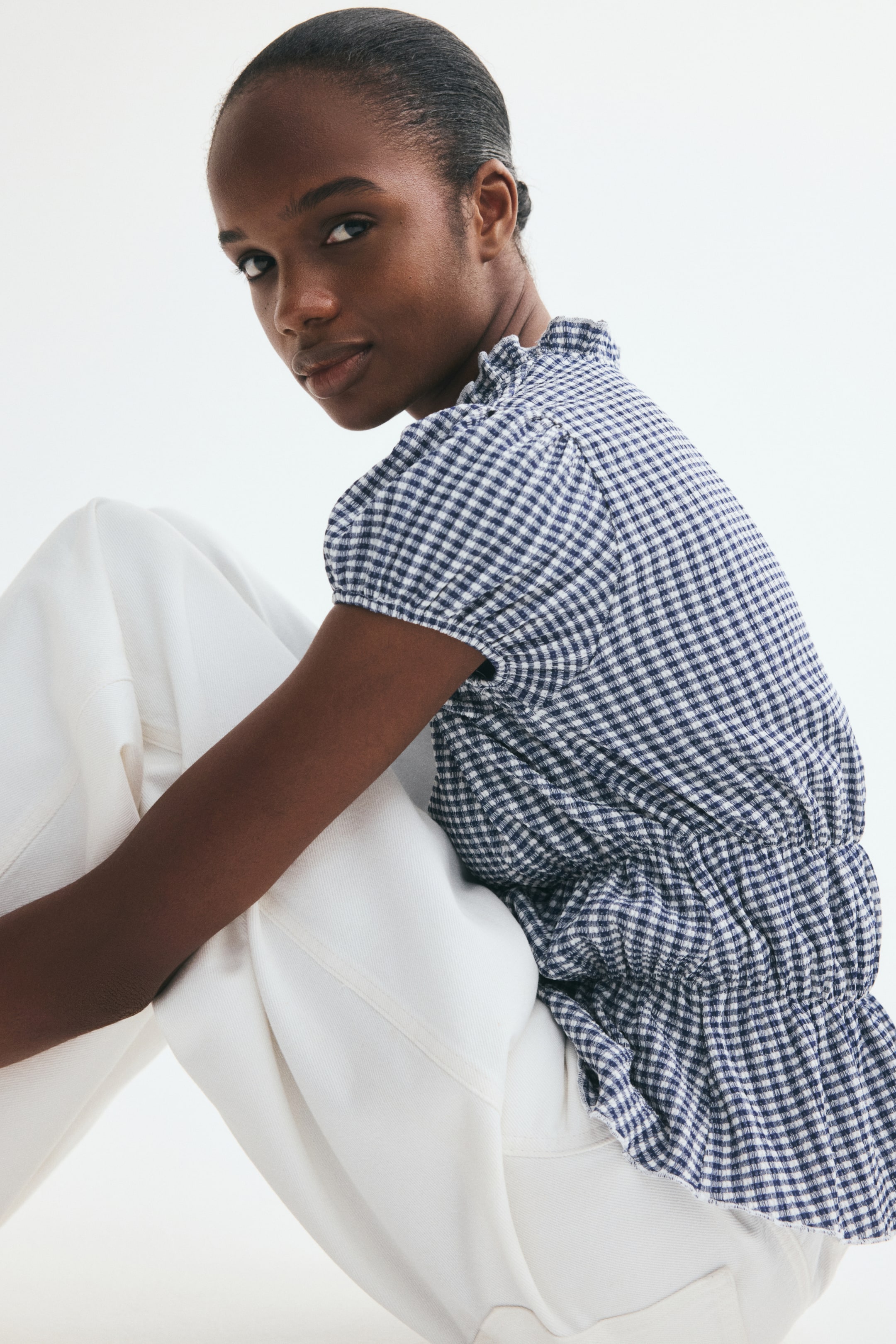 Puff-Sleeved Blouse