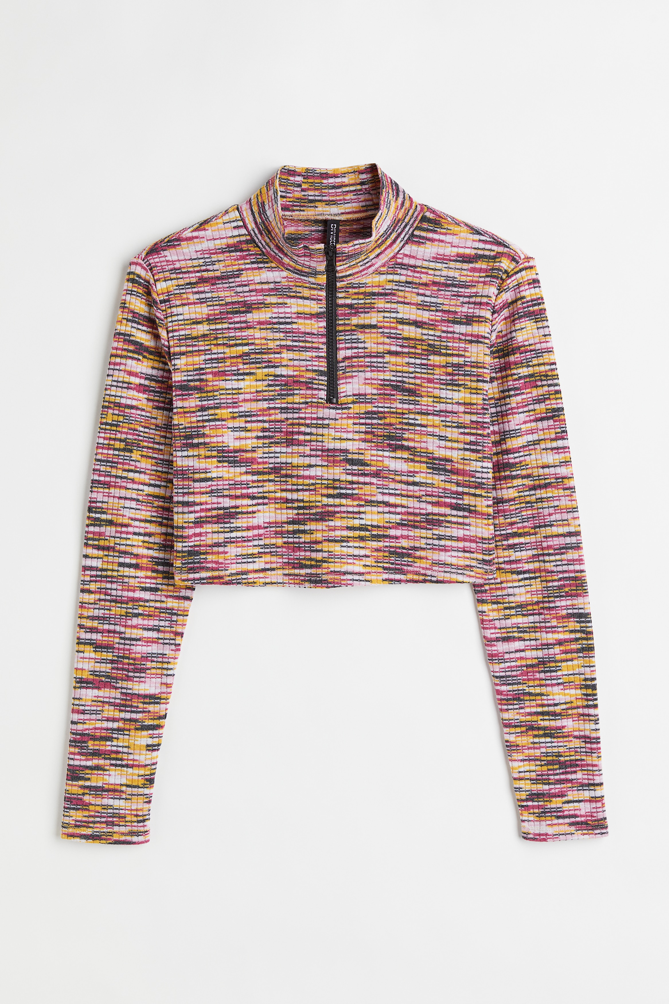 H&M+ Rib-knit cropped topModel