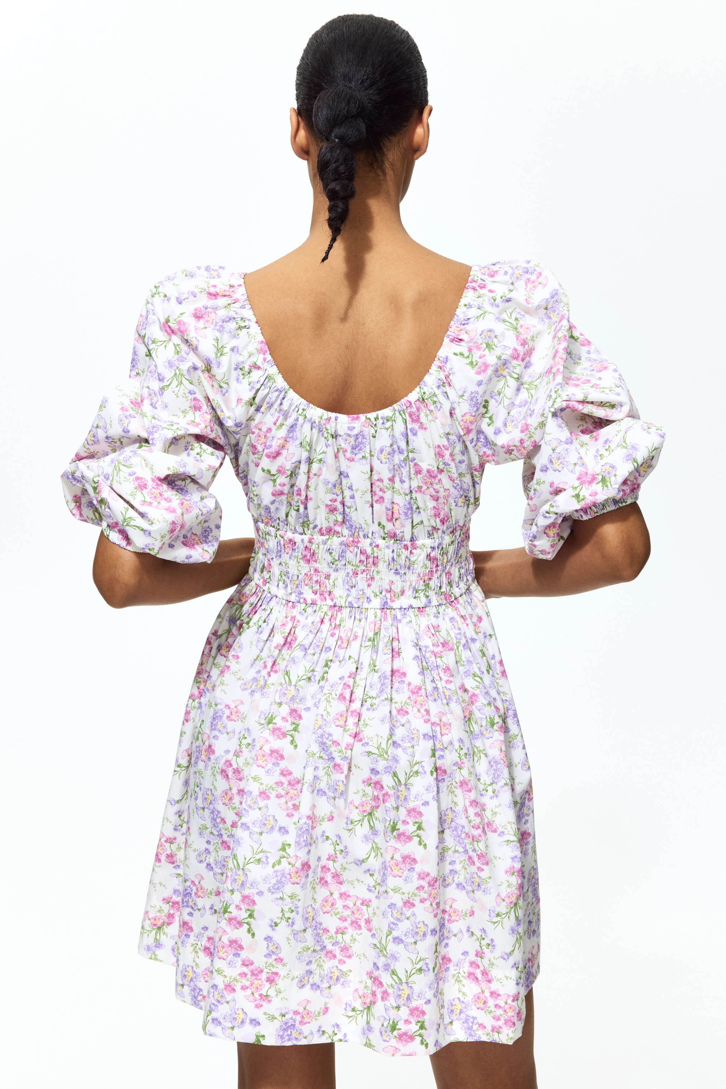 h&m flared cotton dress 1940s White Lace Slip Dress – Annie's Ibiza Online main image 1