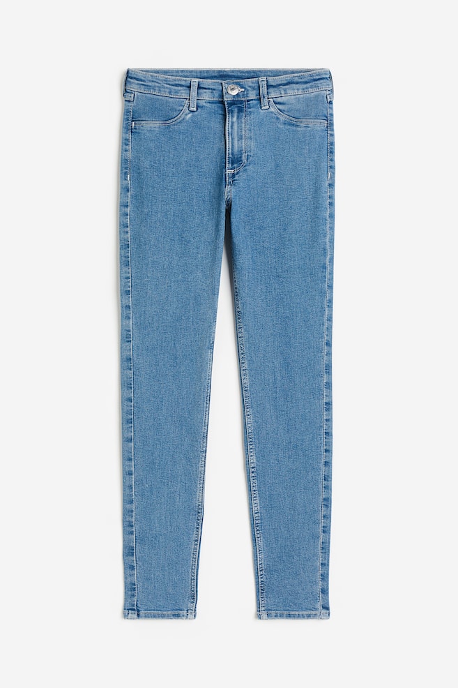Skinny Fit Jeans - Denimblau - 1