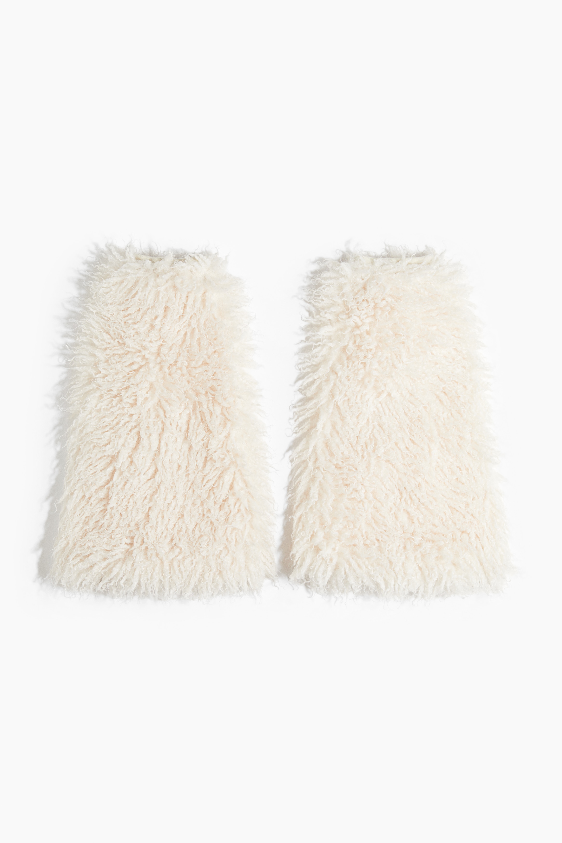 Fluffy leg warmers - Light beige - Ladies | H&M MY