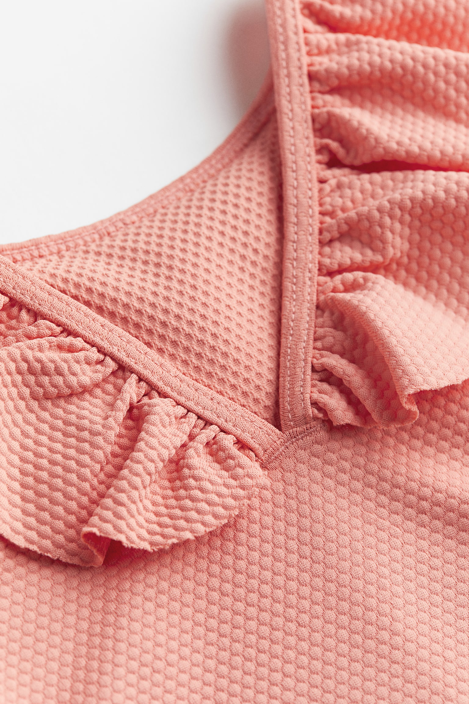 Купальник Flounce-trimmed для детей — H&M, цвет: Розовый — фото 2