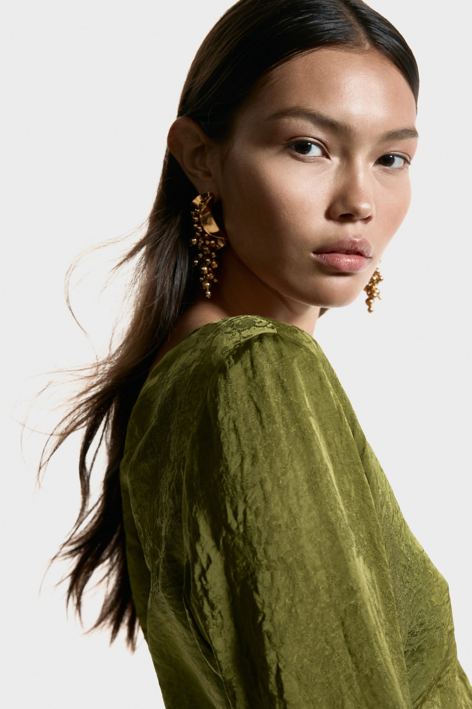 Statement earrings - Χρυσαφί - 3