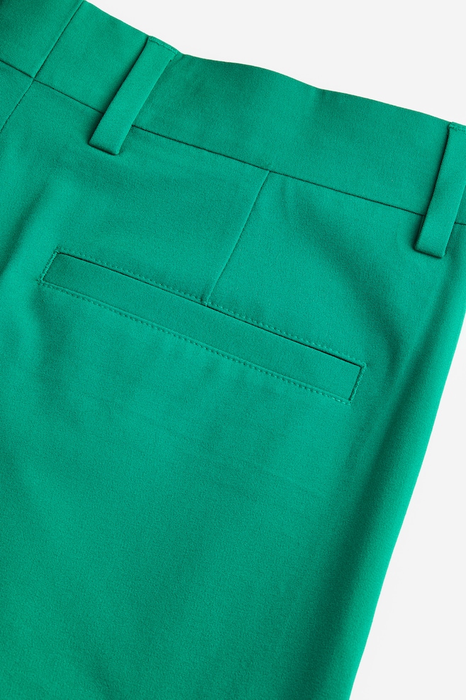 Loose Fit Tailored trousers - Bright green/Light beige - 7