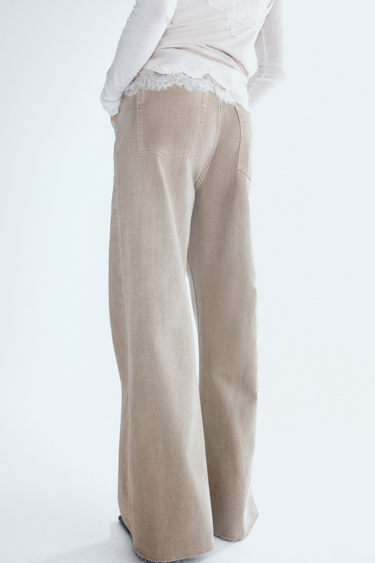 Wide High Jeans