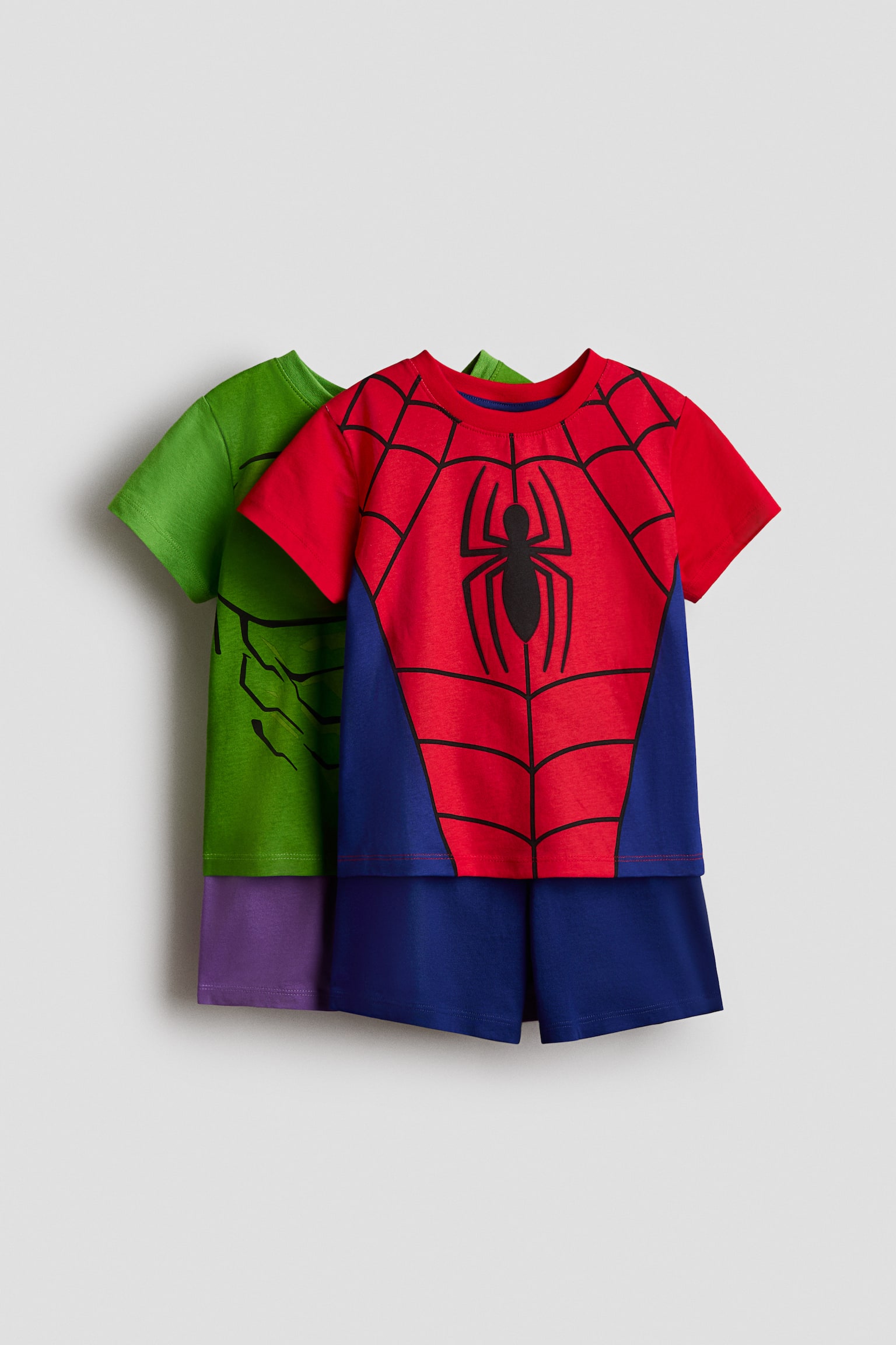 2套入圖案睡衣套裝 - 紅色/蜘蛛人