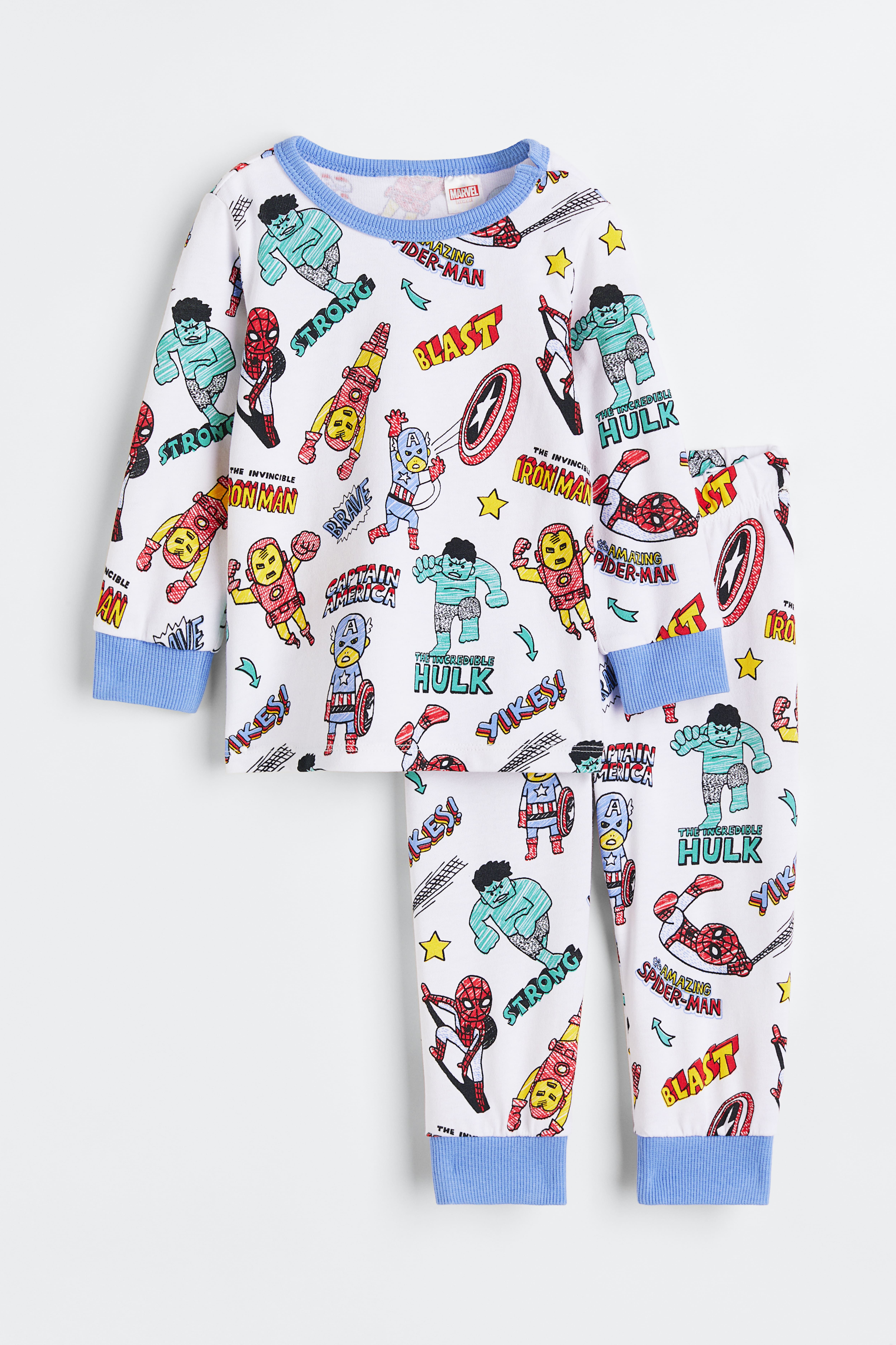 Printed cotton pyjamas