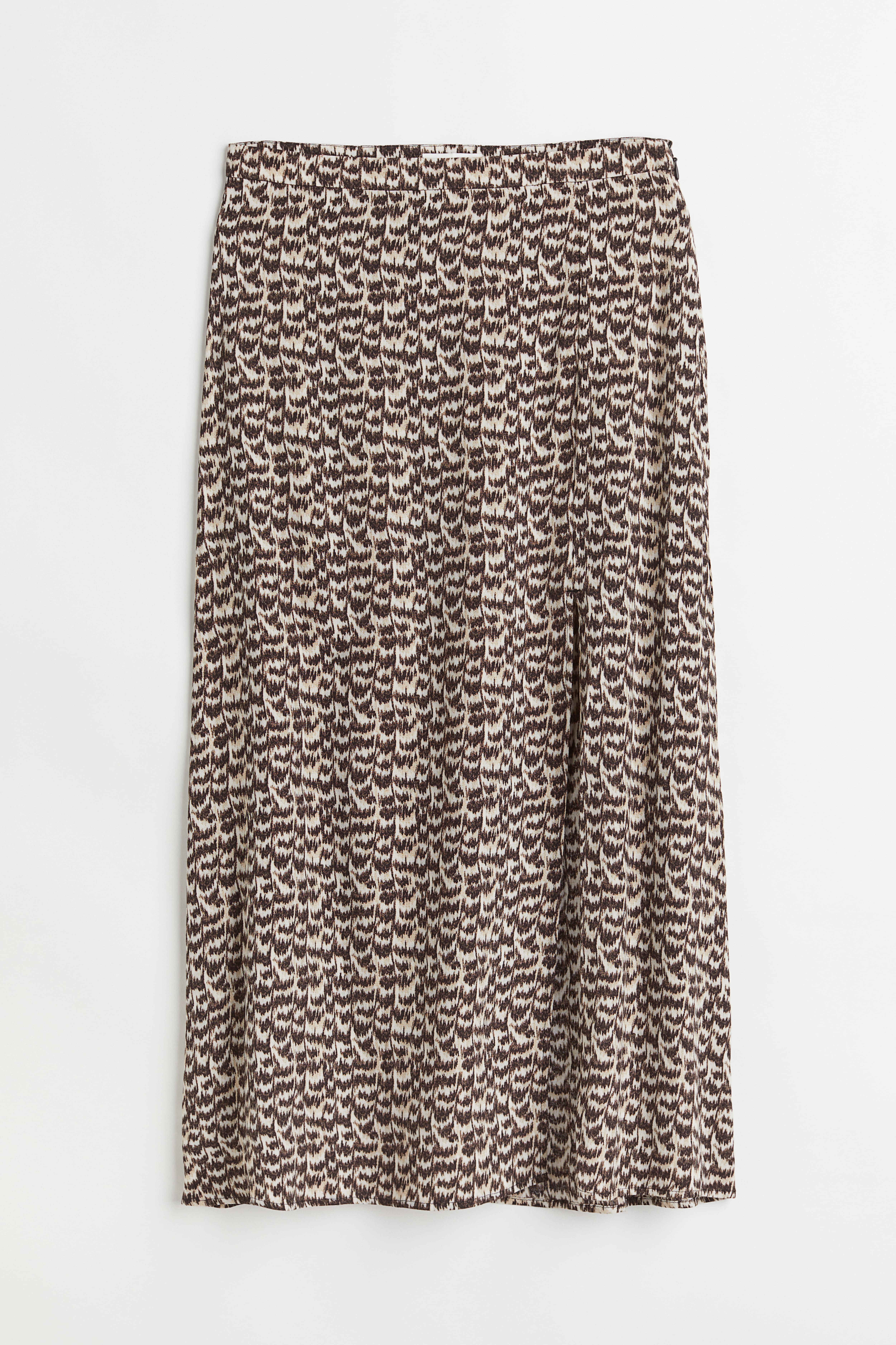 Leopard print skirt midi h&m best sale