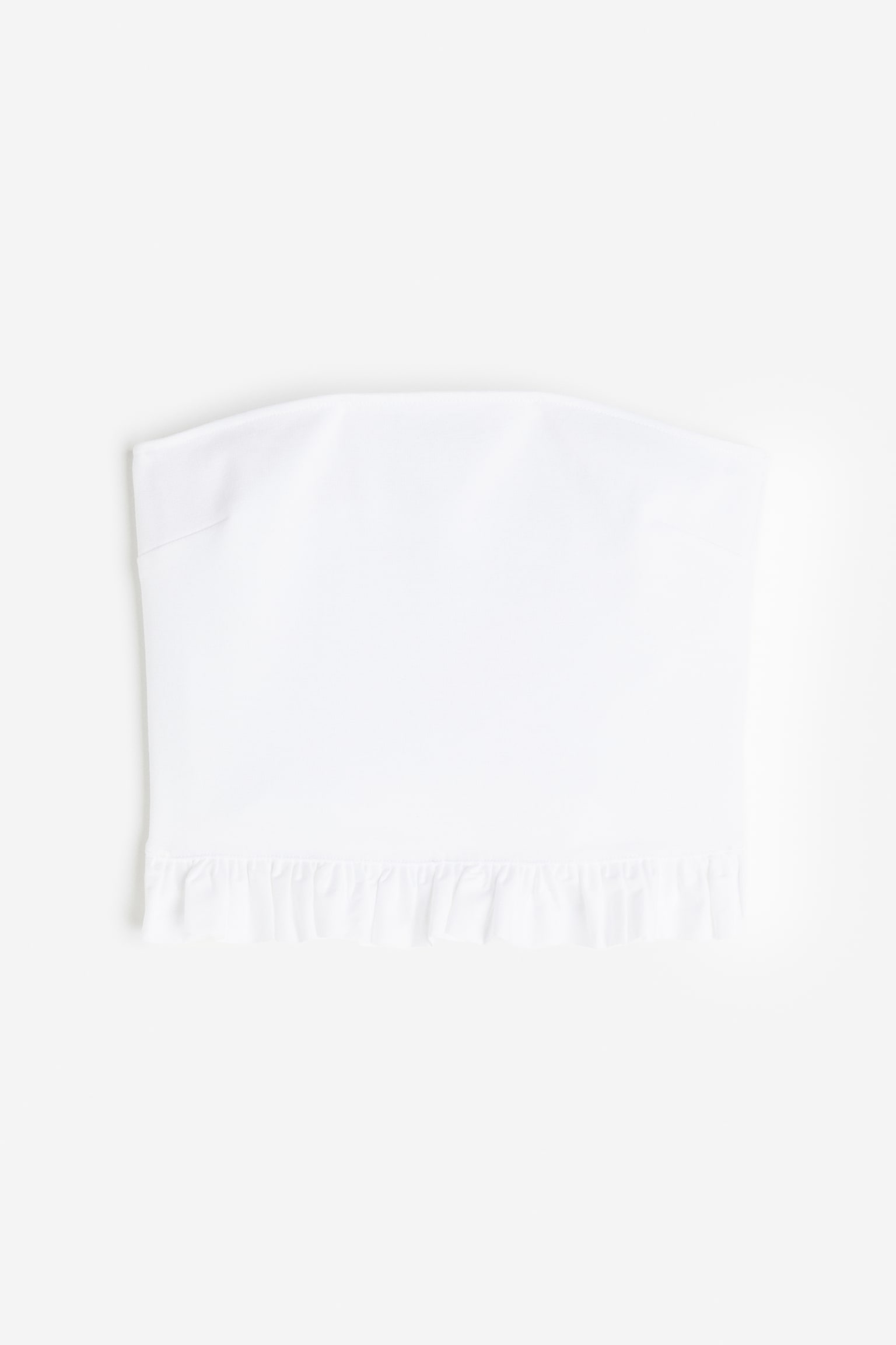 Frill Trim Bandeau - White/Black/Light blue - 2