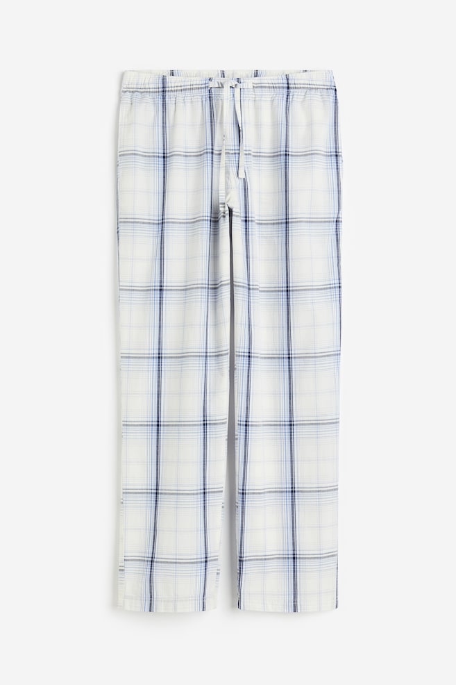 Relaxed Fit Pyjama bottoms - Light blue/Checked/Dark grey/Checked/Dark green/Pinstriped - 2
