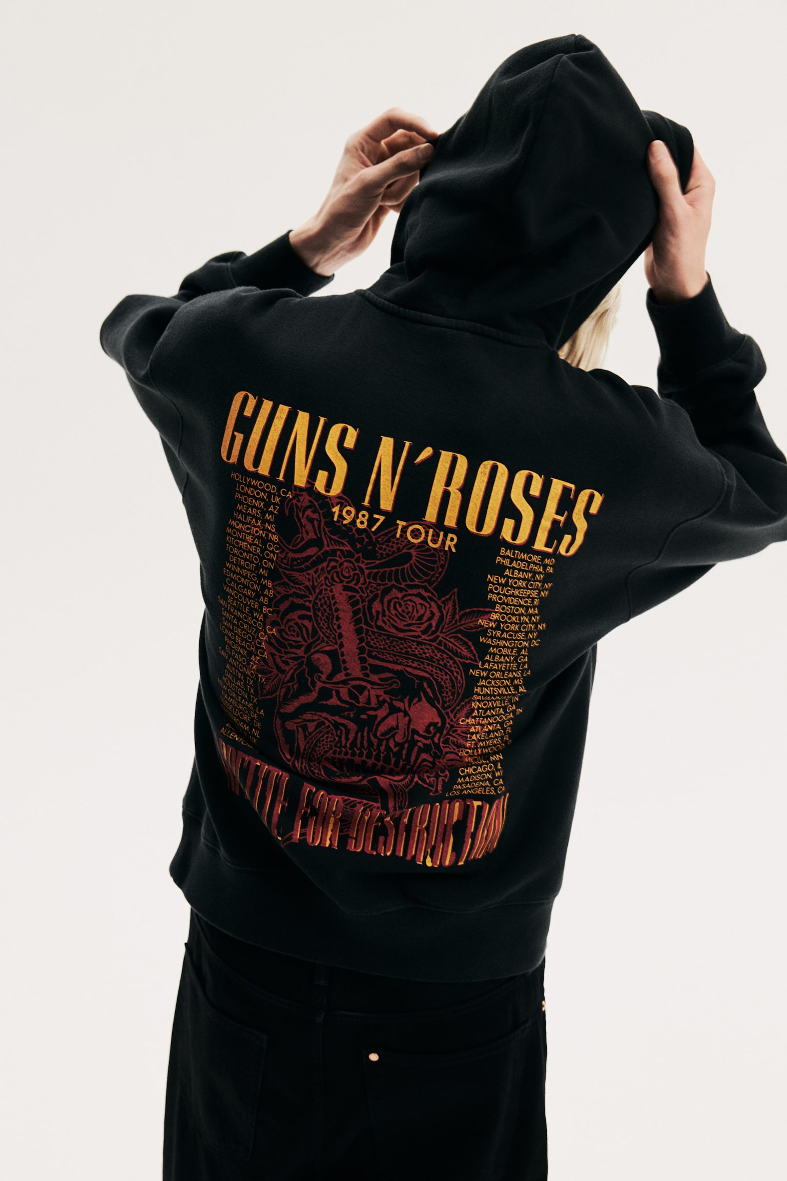 Oversized Fit Printed hoodie - Black/Guns N' Roses/Black/The Notorious B.I.G./Light beige/Grateful Dead/Black/Pulp Fiction - 6