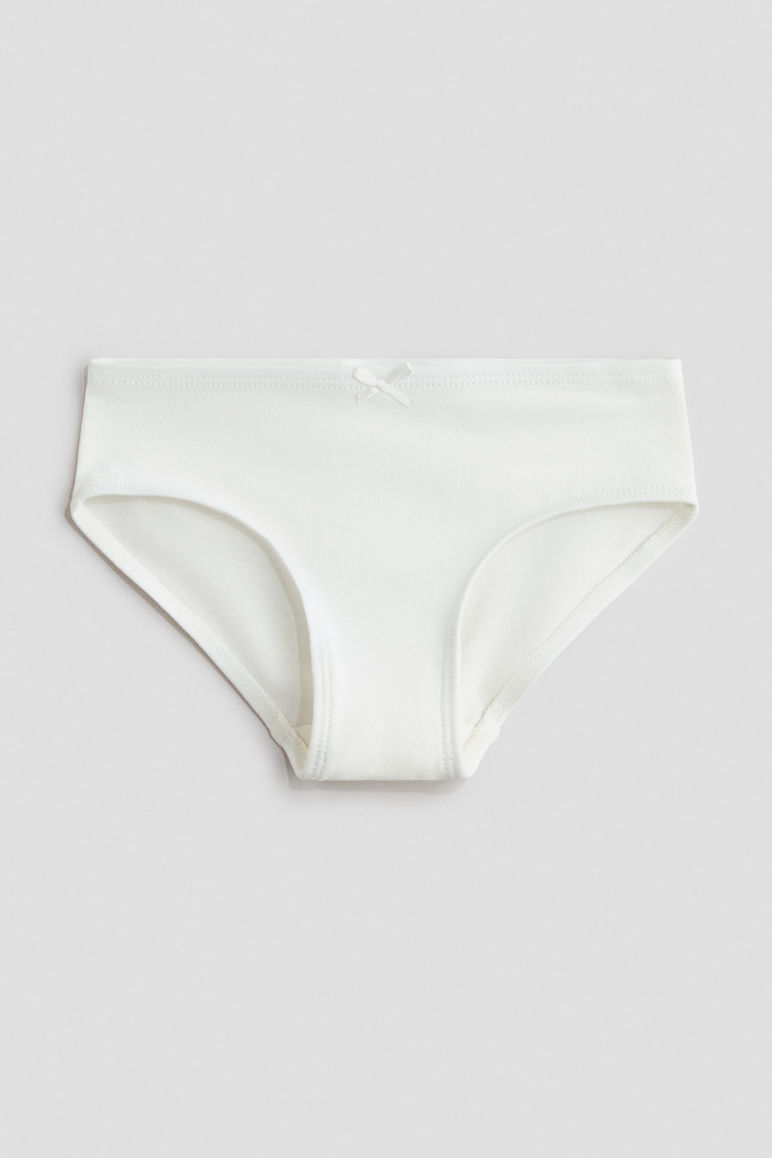 Lot de 10 culottes en coton - Lilas/rose/Jaune clair/rose clair/Rose clair/noir/blanc/Rose clair/blanc/Blanc/rose/gris clair chiné - 2