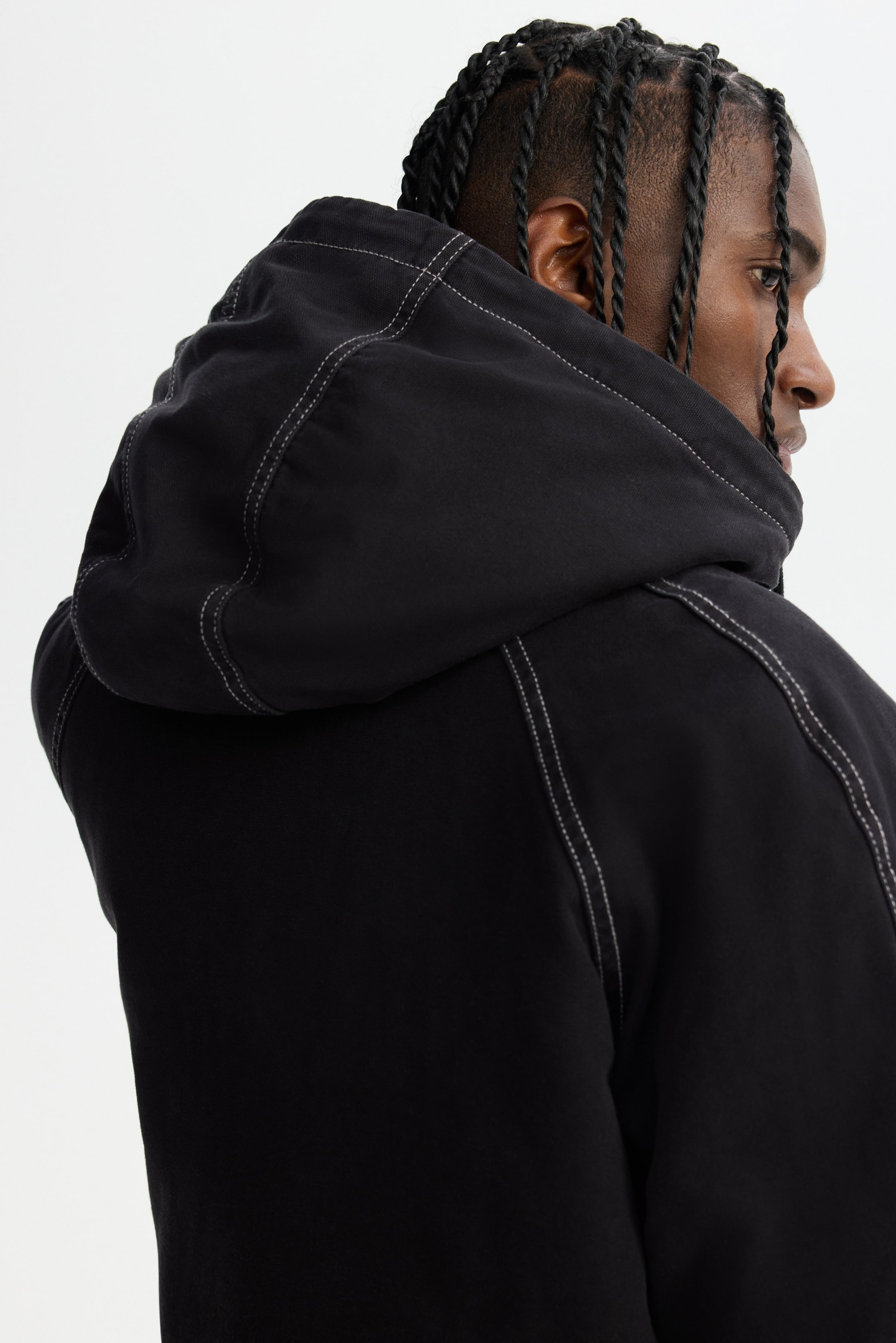 Ver imagen más grande: Padded canvas jacket - Black - HOMBRE | H&M ES 4