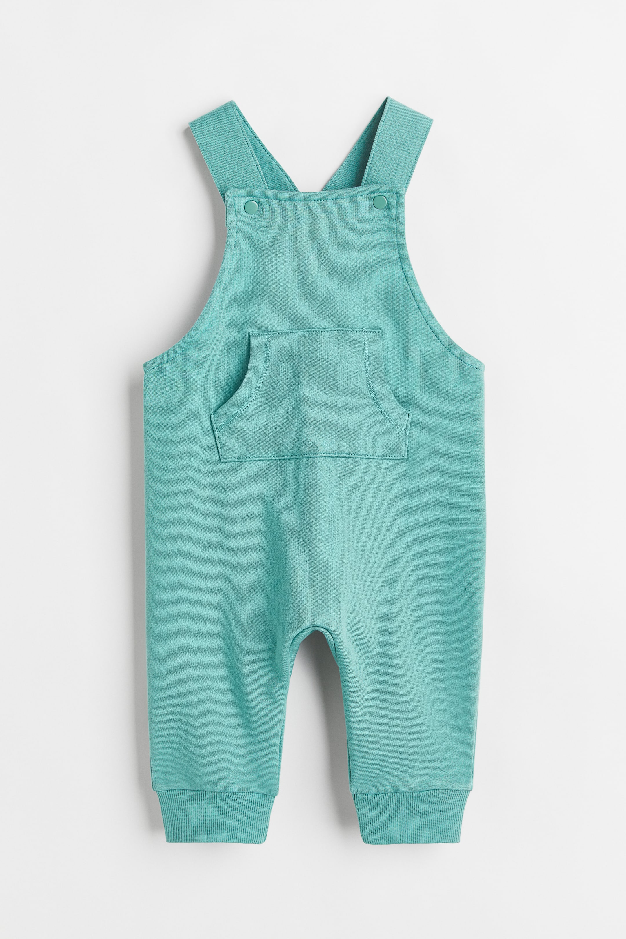 View larger image: Cotton dungarees - Turquoise - Kids | H&M 1