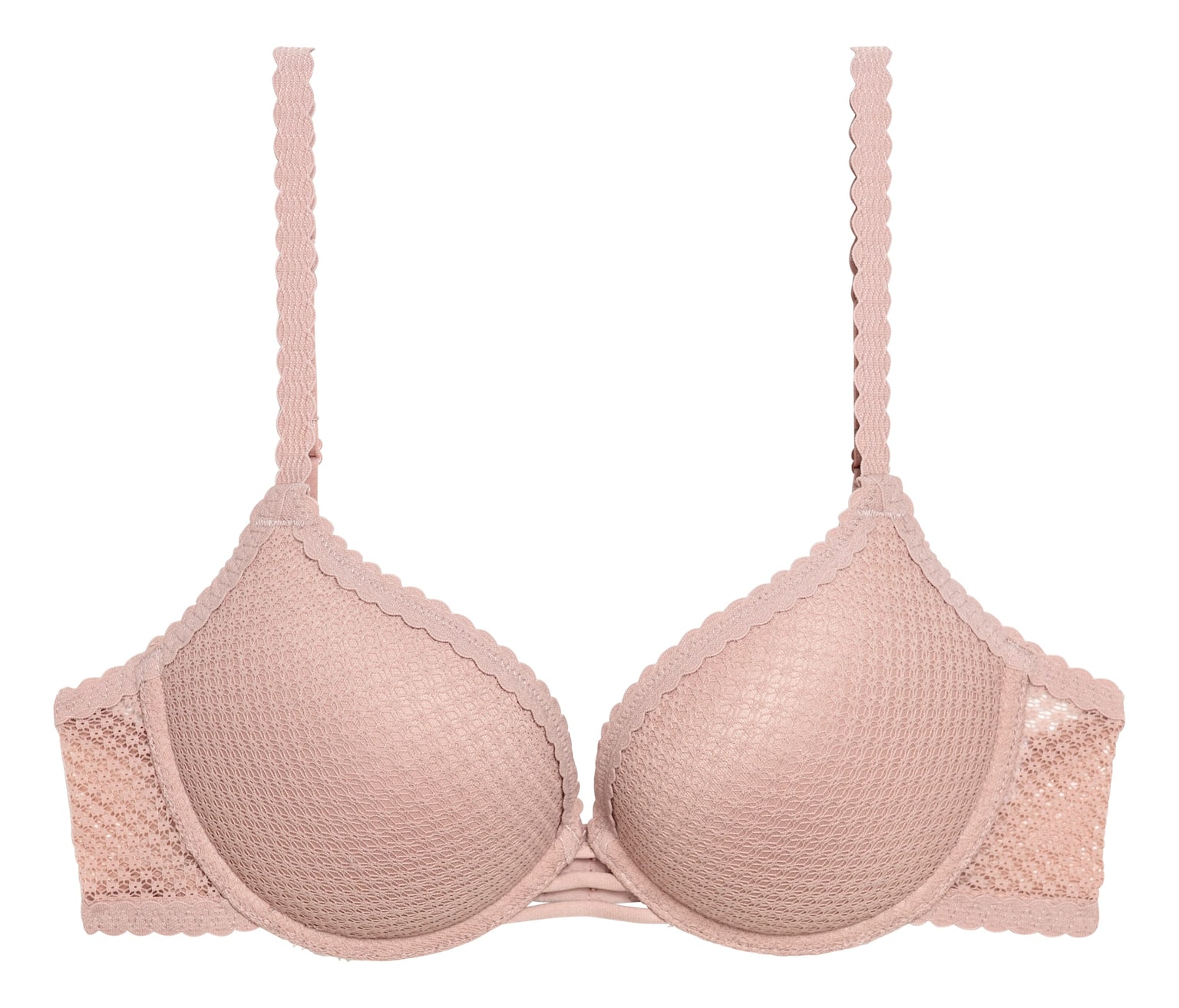 Super push-up in pizzo - Rosa cipria