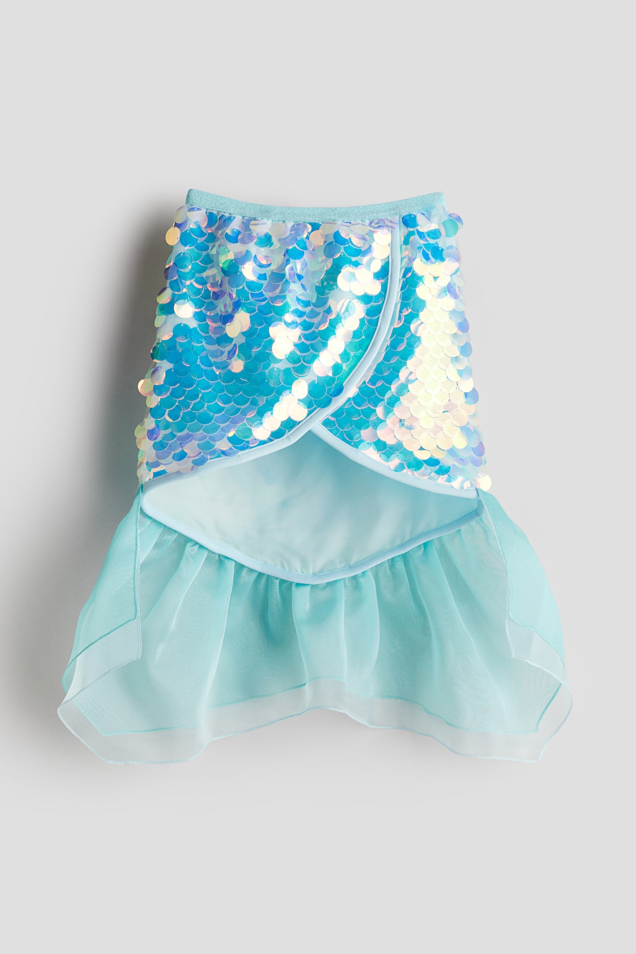 Fancy Dress Costume Mermaid Skirt Light turquoise Kids H&M AU