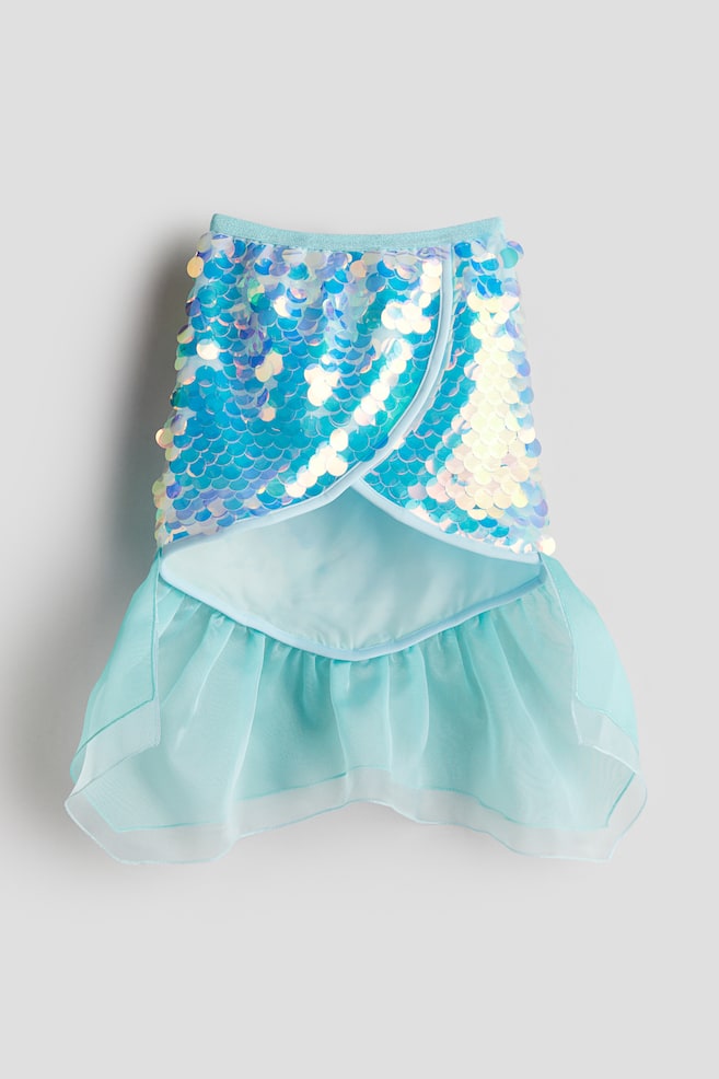 Jupe de déguisement sirène - Turquoise clair - 1