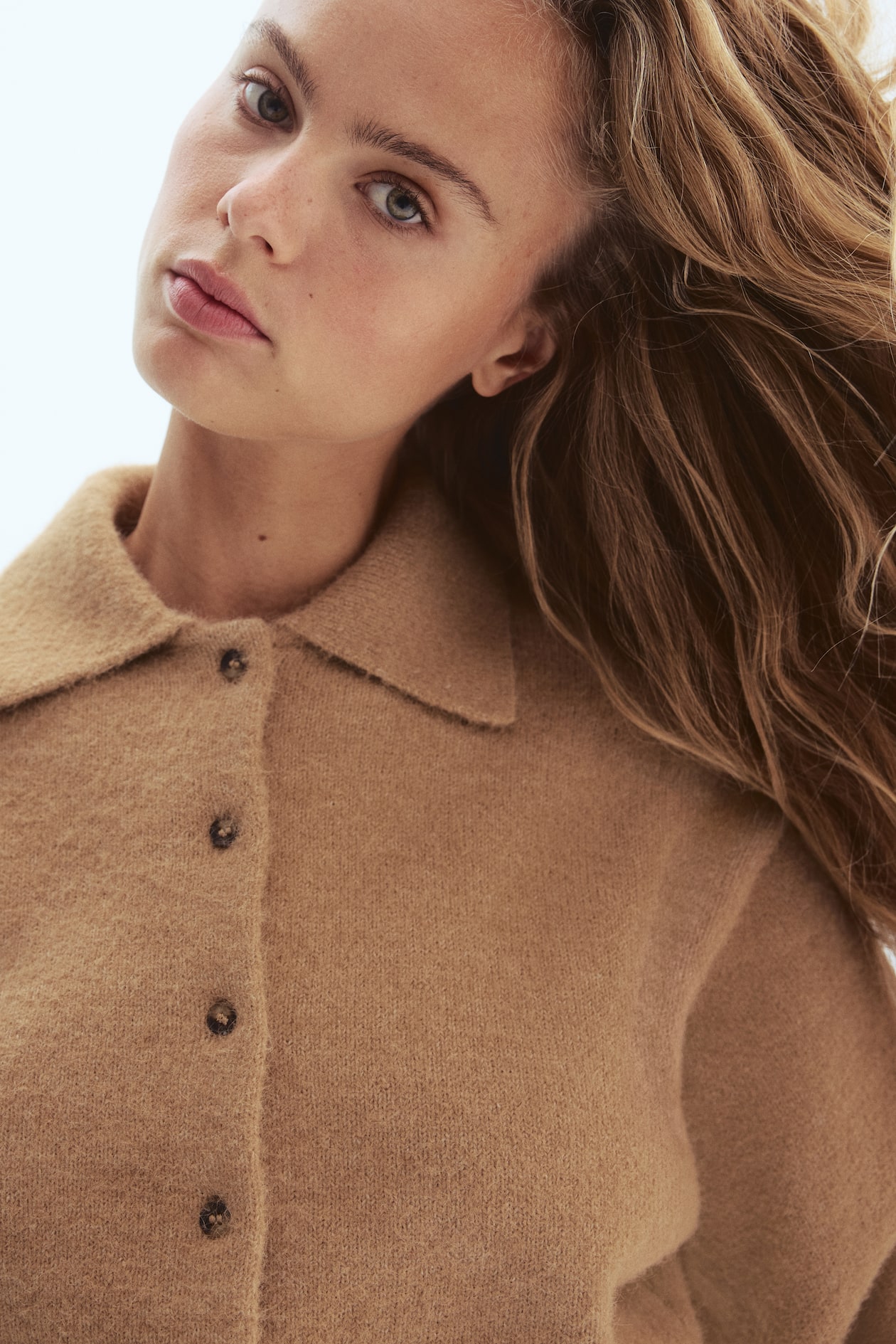 Cardigan with Collar - image 4