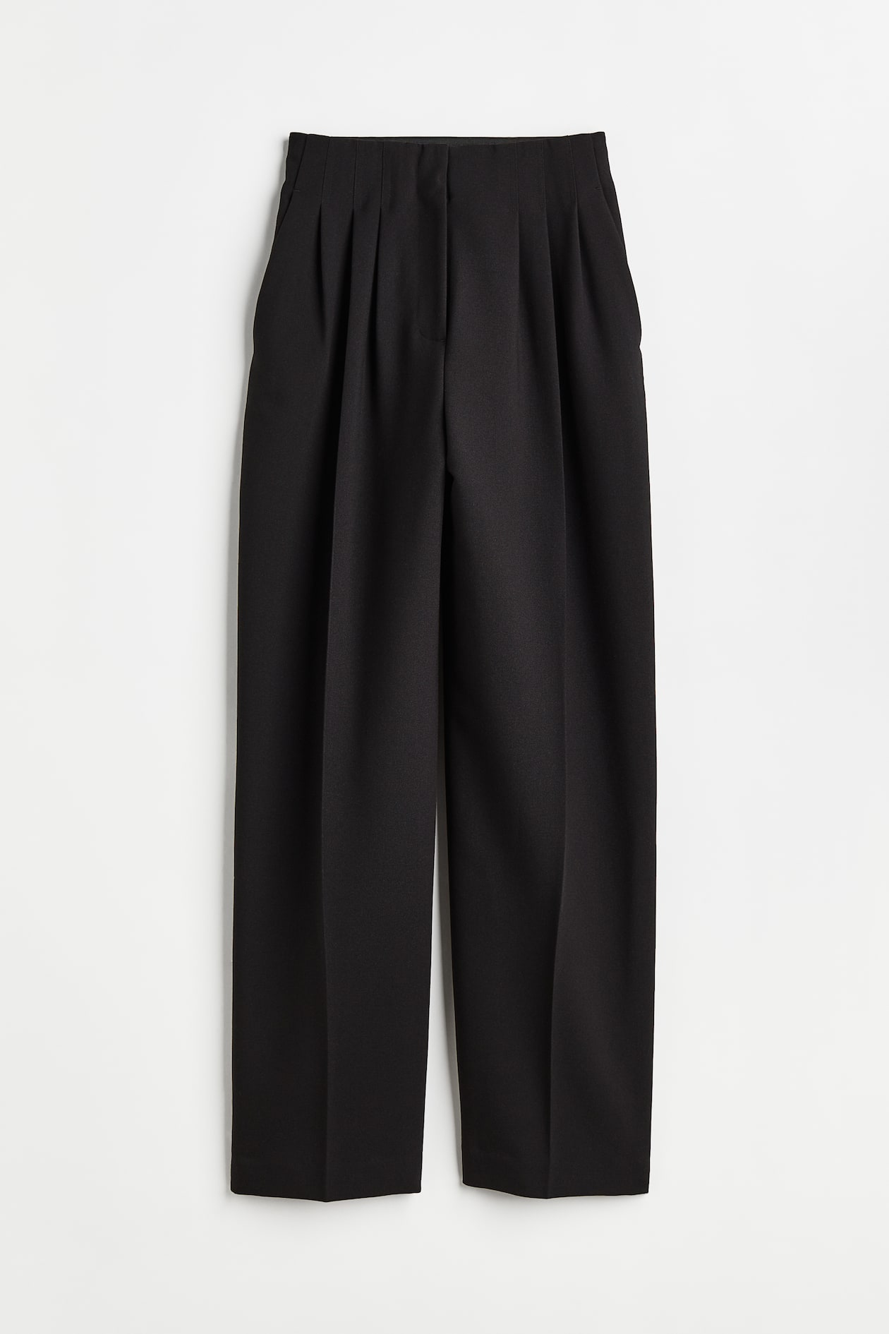 High-waisted tailored trousers - Black - Ladies | H&M GB