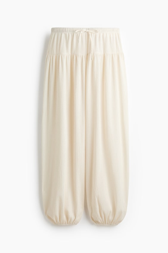 Женские брюки H&M Crinkled balloon trousers