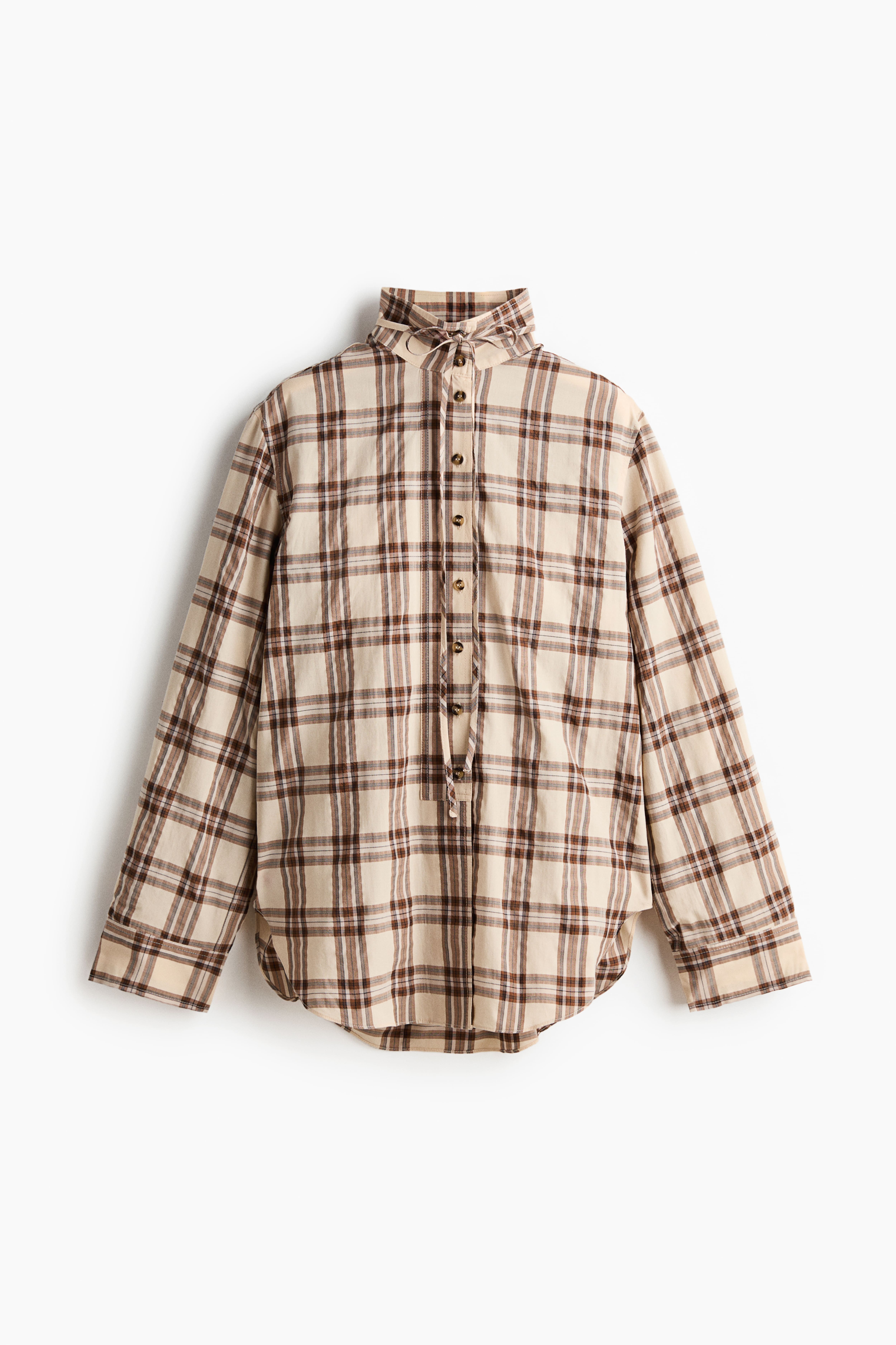 Tie-Neck Shirt
