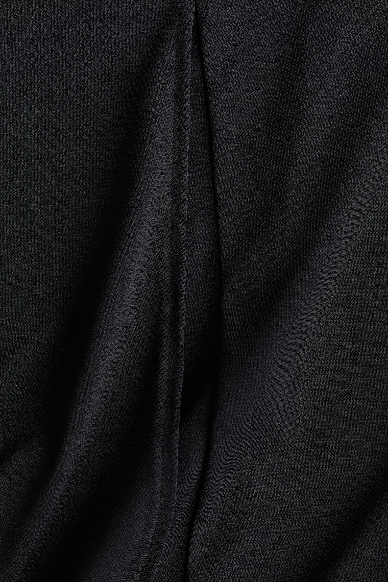 Wide jersey trousers - Black/Rust red - 6