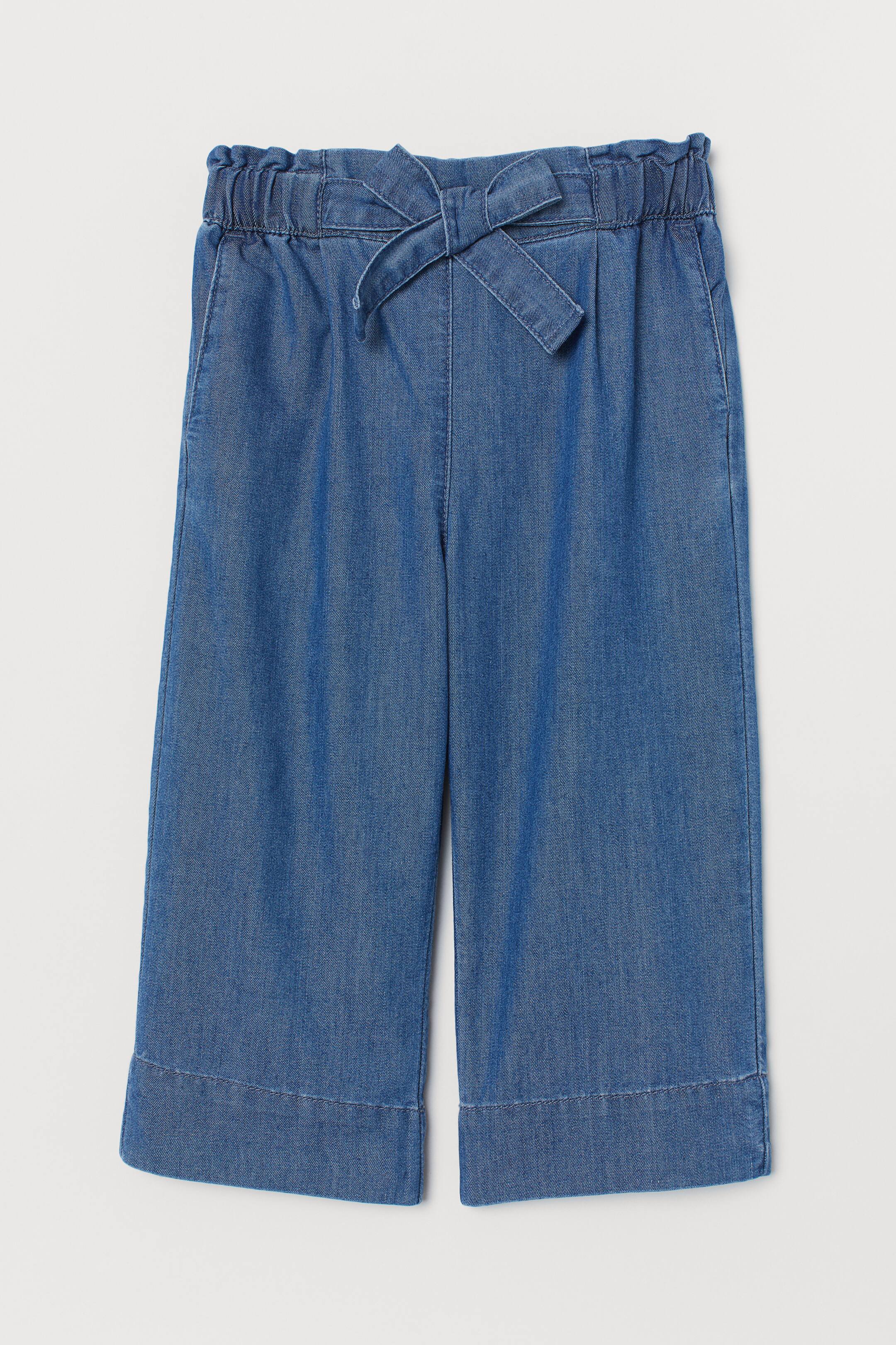 Größeres Bild ansehen: Wide Leg Cropped Jeans - Blau - Kids | H&M DE 1