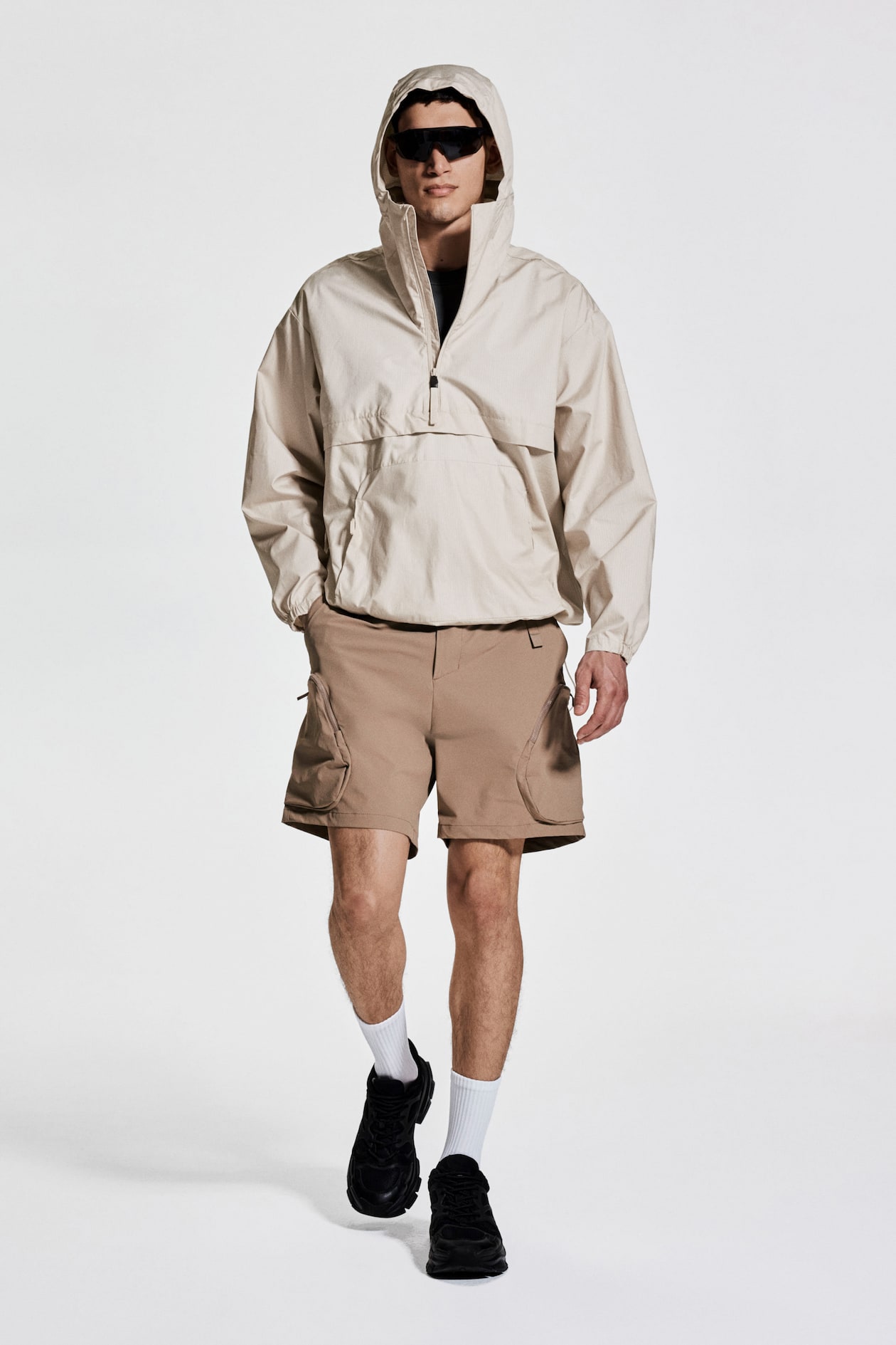 Anorak déperlant Relaxed Fit - Beige - HOMME | H&M FR