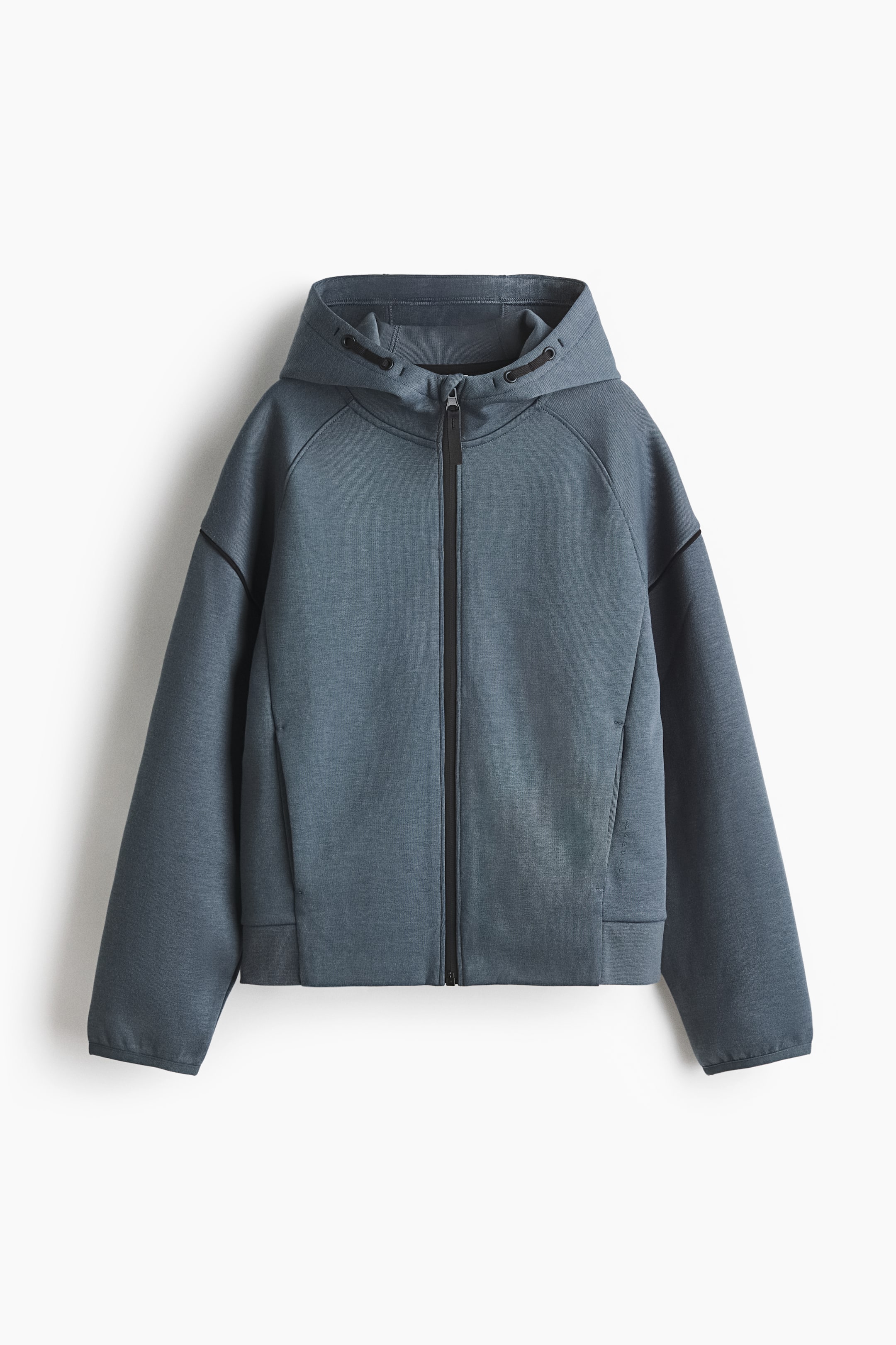 Ampliar la imagen: Sports zip-through hoodie with DryMove™ - Azul cerceta - Kids | H&M MX 5