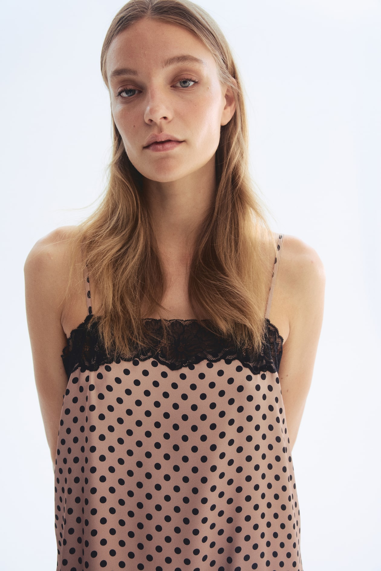 Lace-Trimmed Slip Dress - image 5