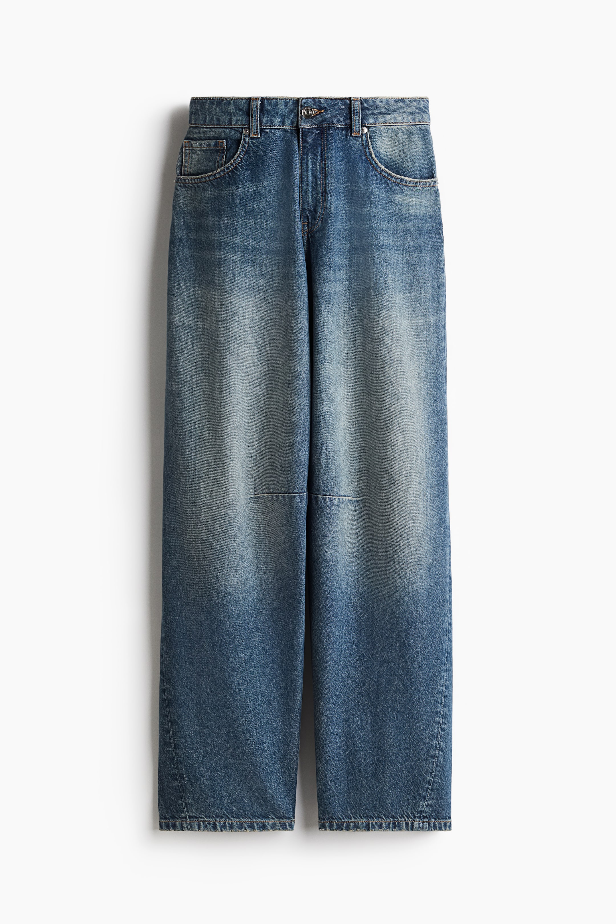 Barrel Regular Jeans - Light denim blue - Ladies | H&M GB 5