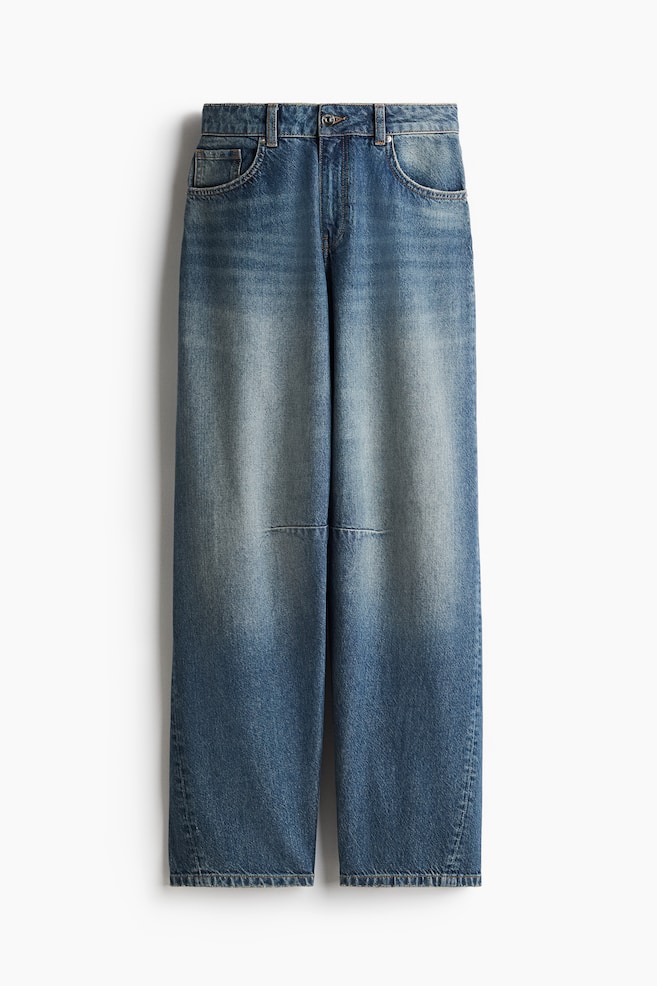 Barrel Regular Jeans - Helles Denimblau - 1