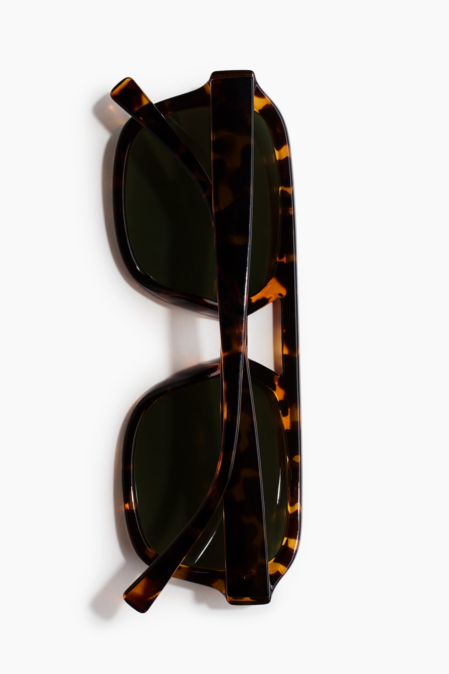 Aviator-style sunglasses - Brown/Tortoiseshell pattern/Burgundy - 2