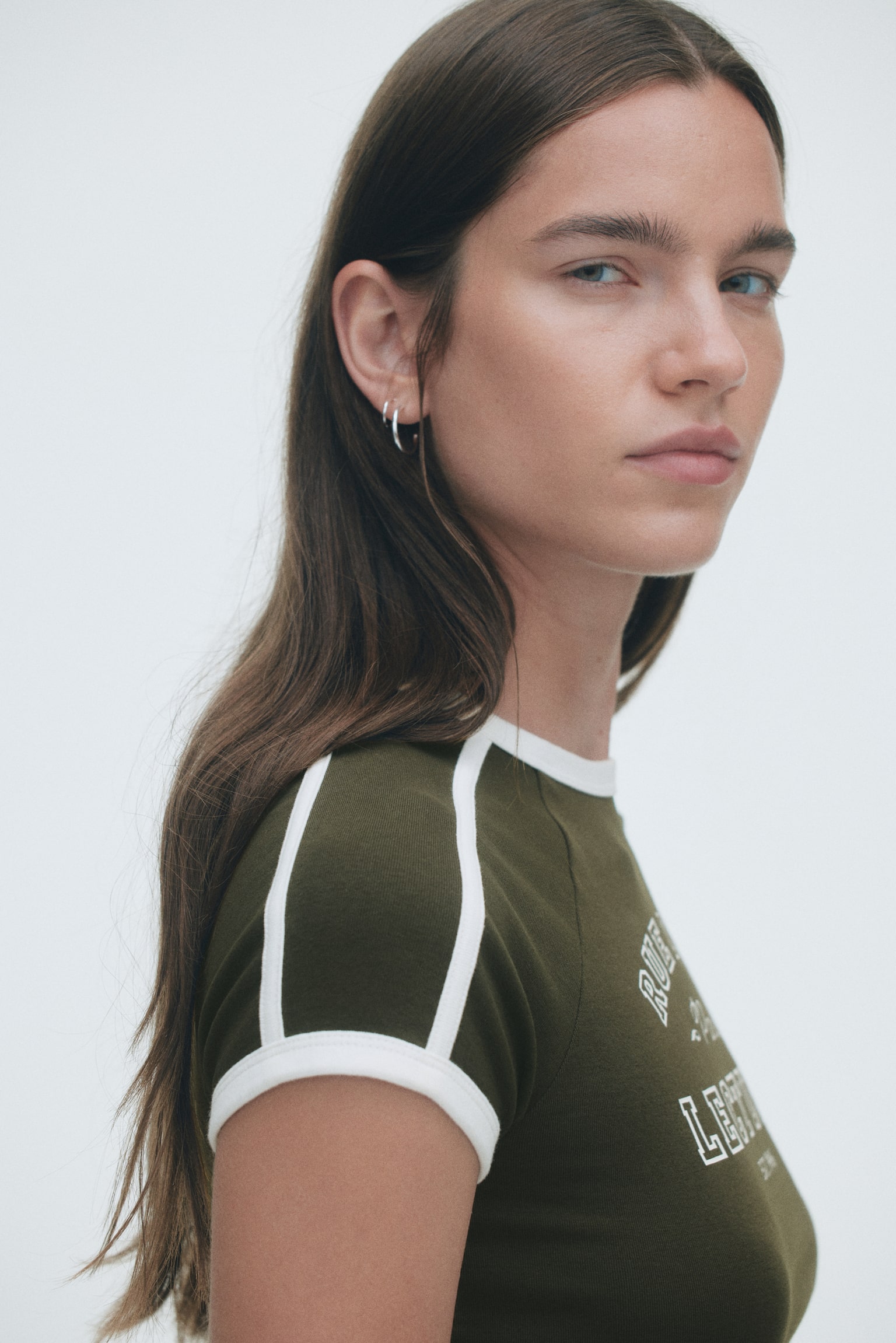 Áo thun lửng - Màu xanh lá đậm/Paris - 3