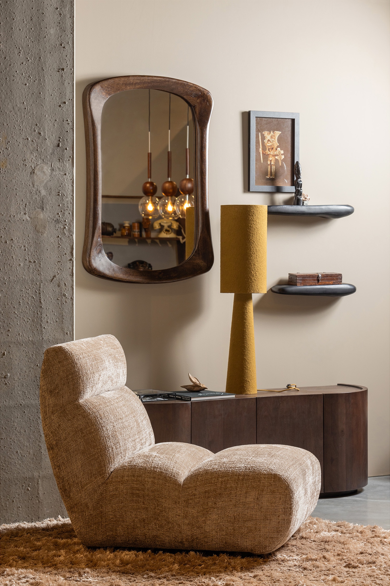 Loft Tafellamp - Bruin