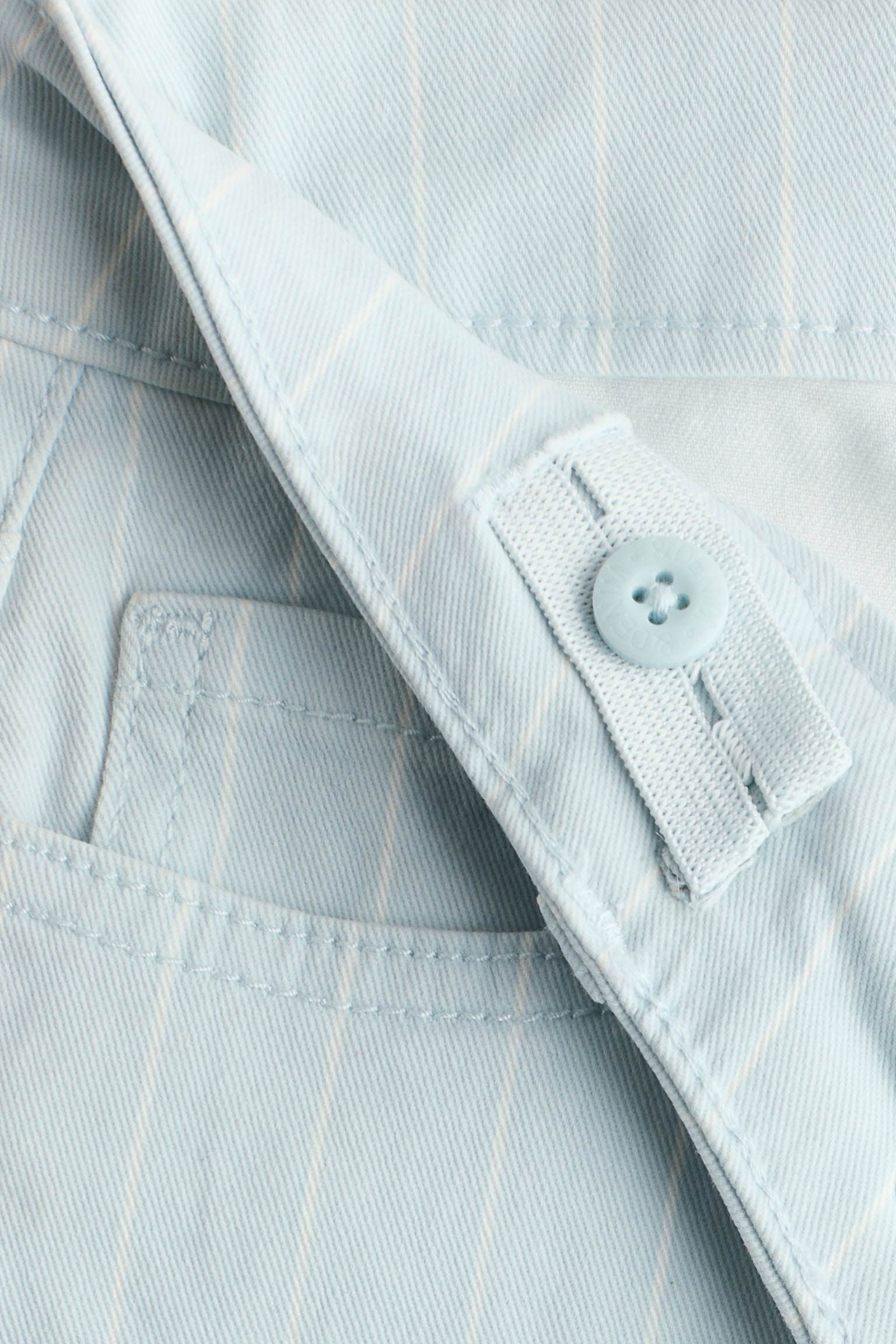 Pantaloni in twill con gamba ampia - Turchese chiaro/gessato/Verde salvia chiaro/Rosa chiaro - 3