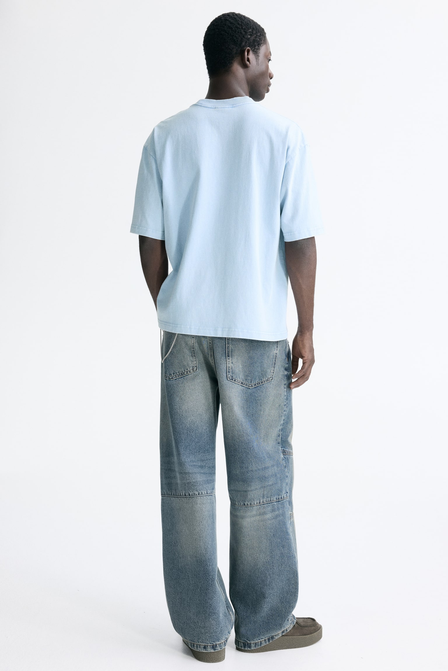 T-shirt Loose Fit - Light blue/Not for Ceremony/Szary melanż/Fortes Fortuna/Bright green/Golden - 6