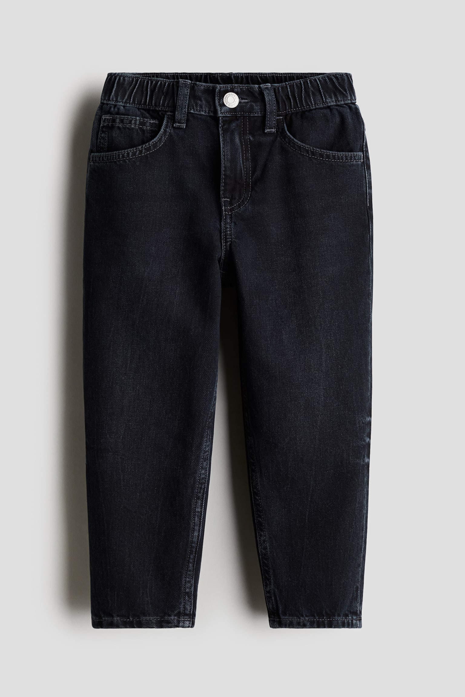 Детские джинсы H&M Loose Fit, цвет: Тёмный джинсовый синий — фото 1