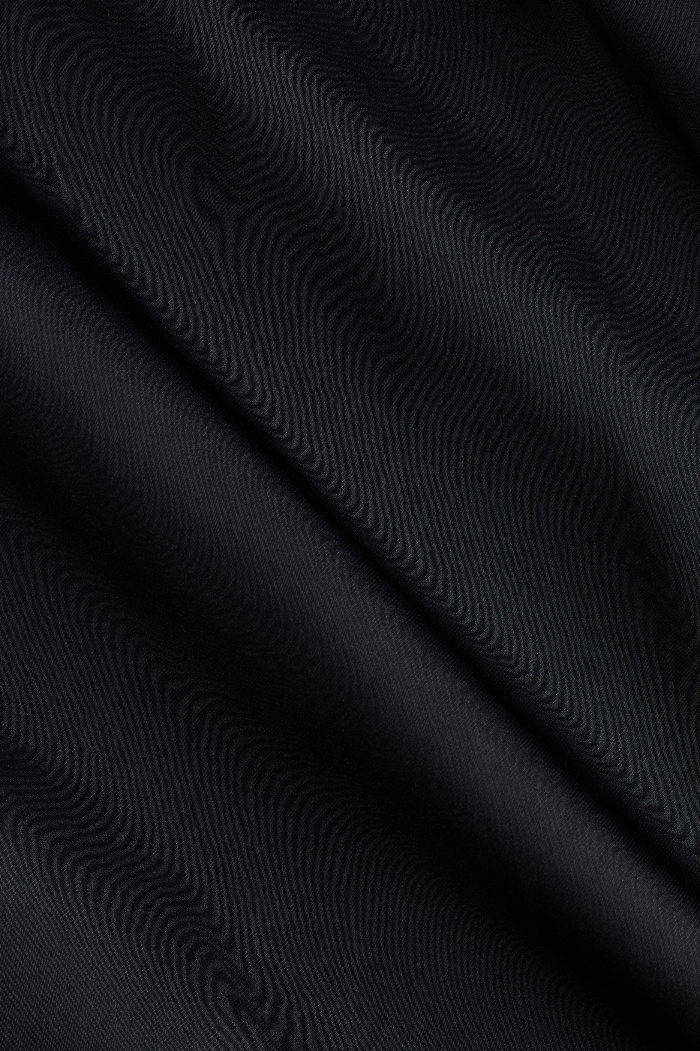 Scarf-detail satin dress