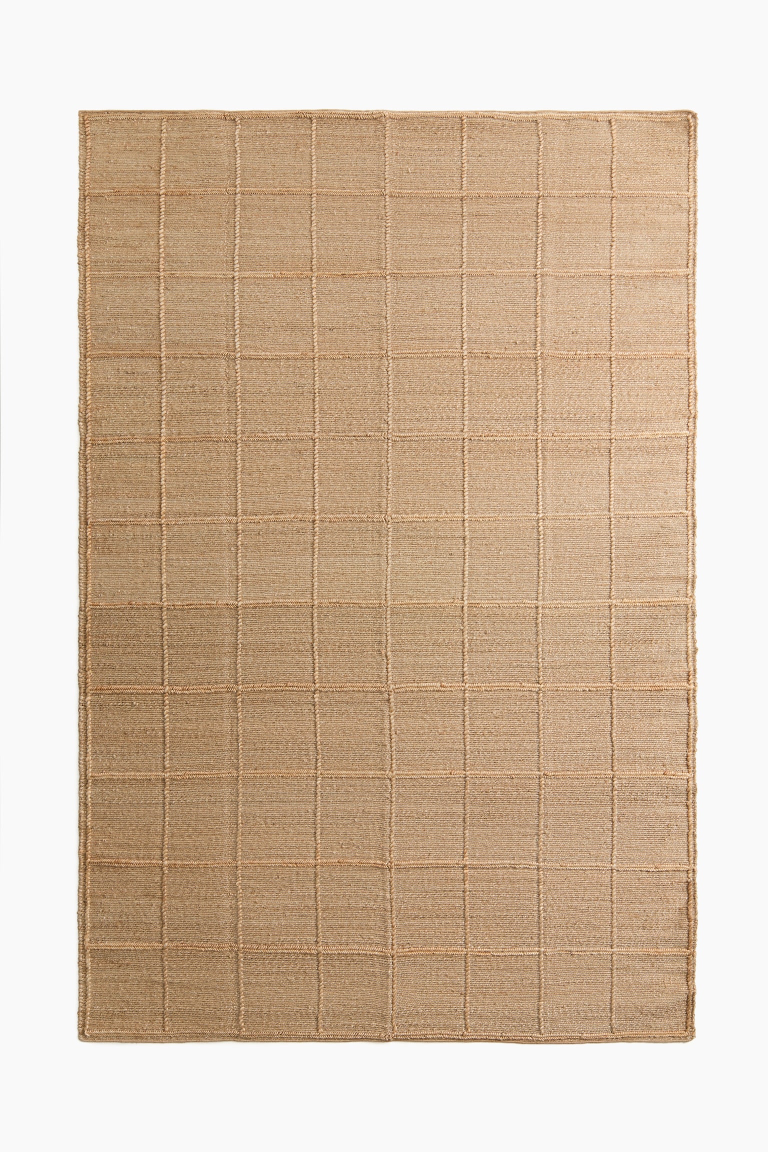 Large textured jute rug - 2
