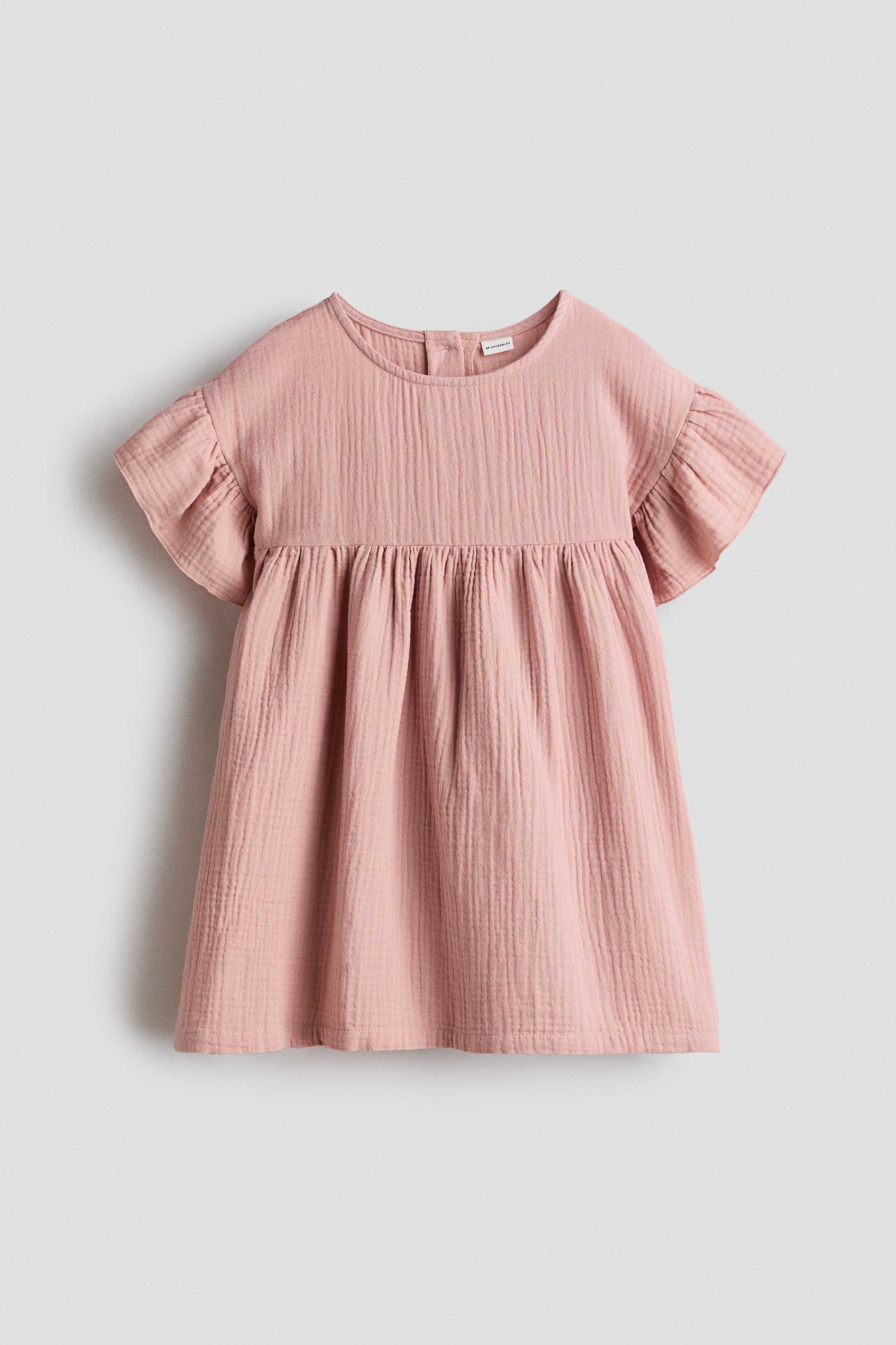 Ampliar la imagen: Vestido en muselina de algodón - Rosa tenue claro - Kids | H&M MX 1