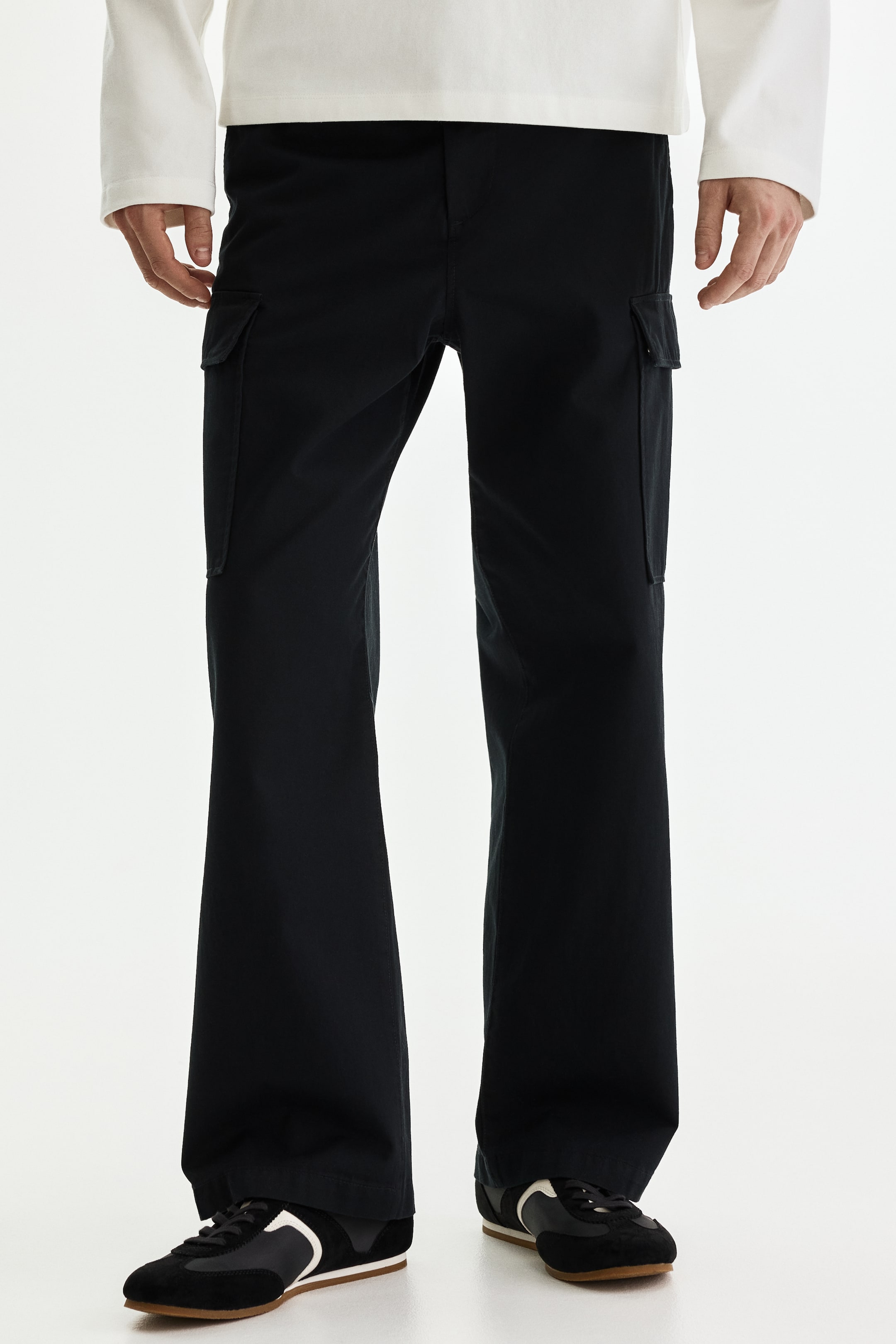 Relaxed-Fit Cotton Cargo Pants