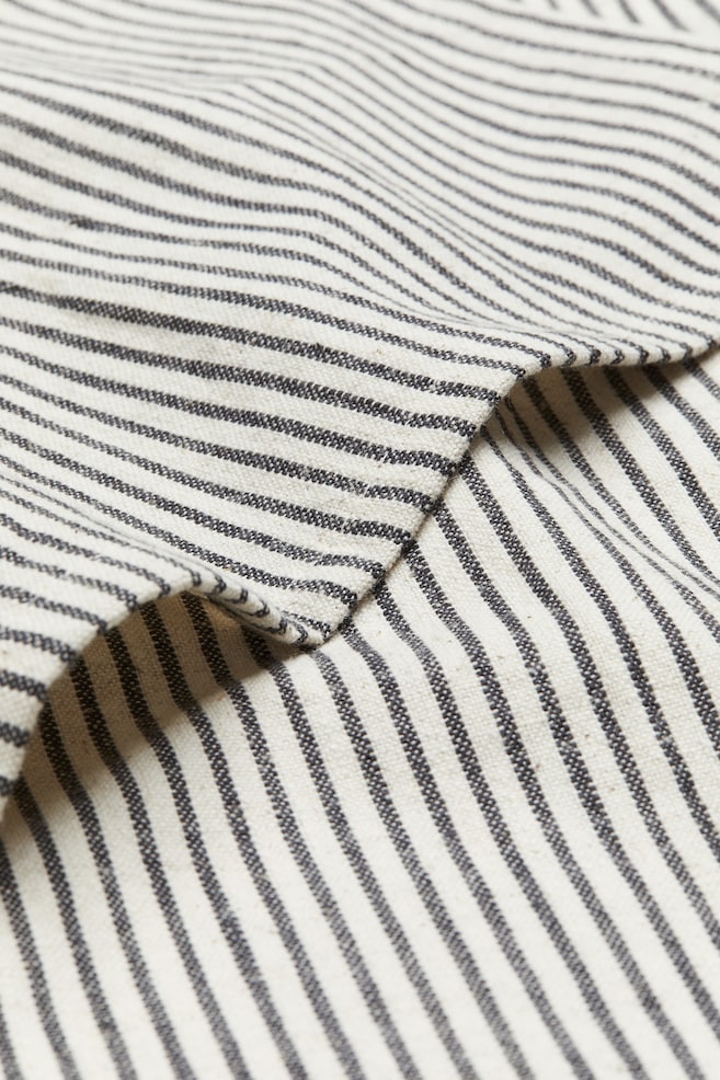 2-pack linen-blend napkins - Light beige/Striped/Red/Striped - 4