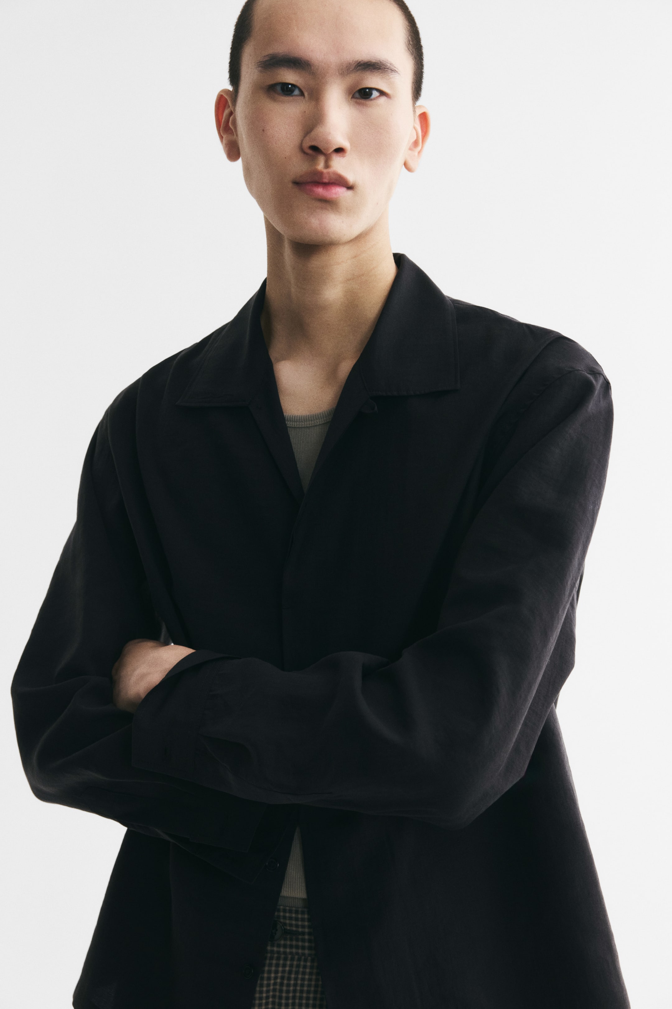 Relaxed-Fit Long-Sleeved Resort Shirt