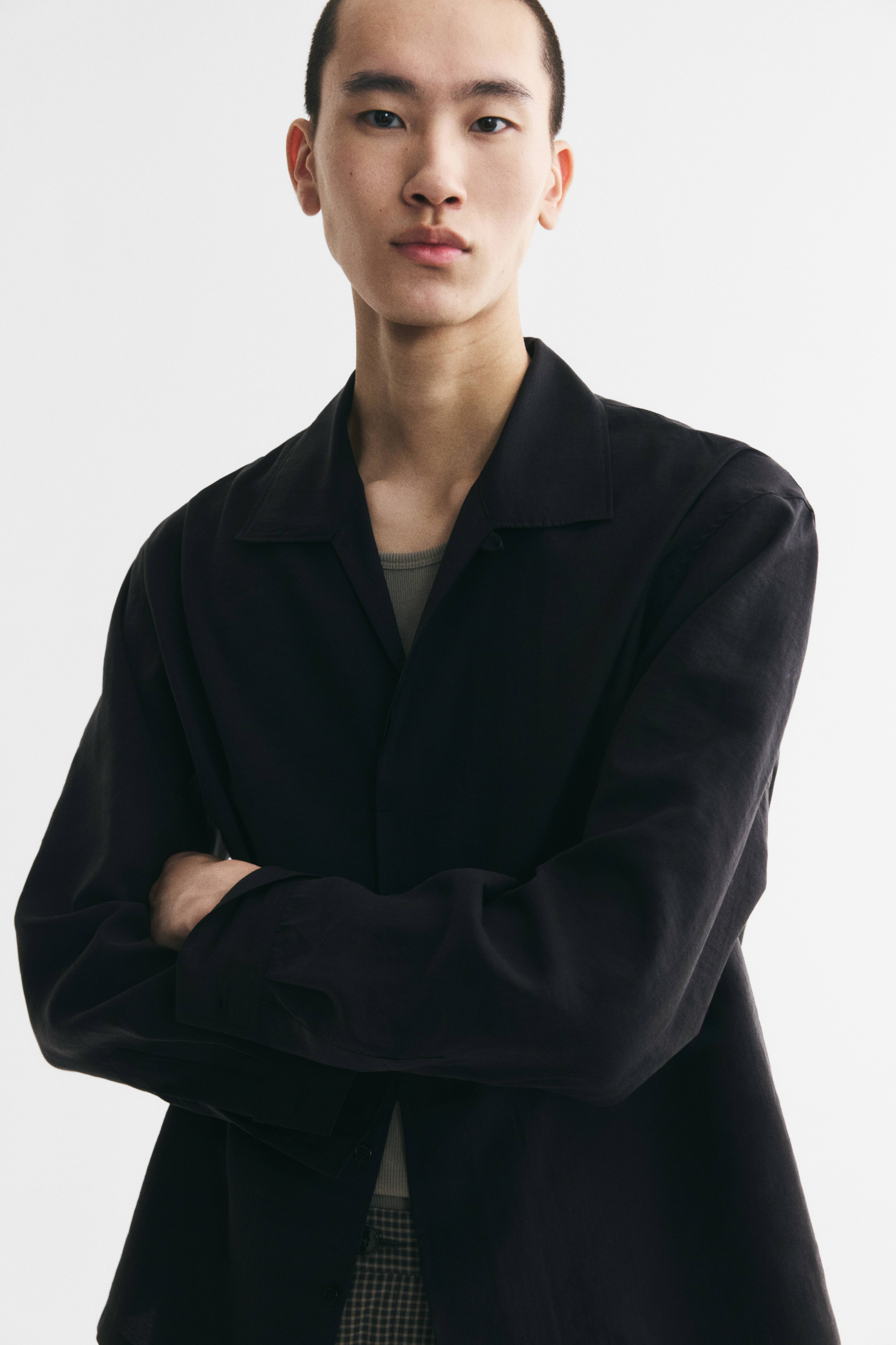 Relaxed-Fit Long-Sleeved Resort Shirt