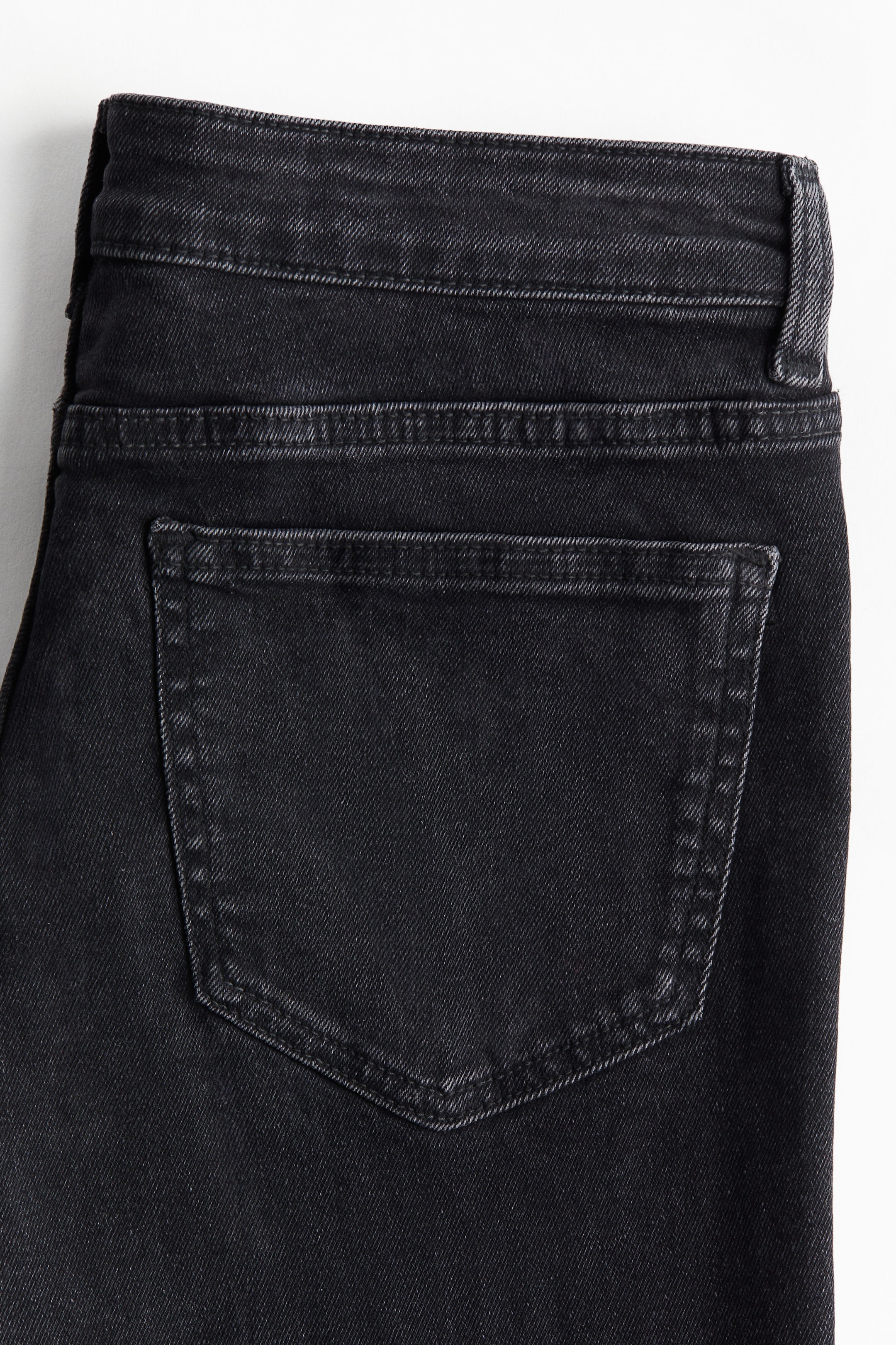 Flared Low Jeans - Black/Washed out - Ladies | H&M GB 5