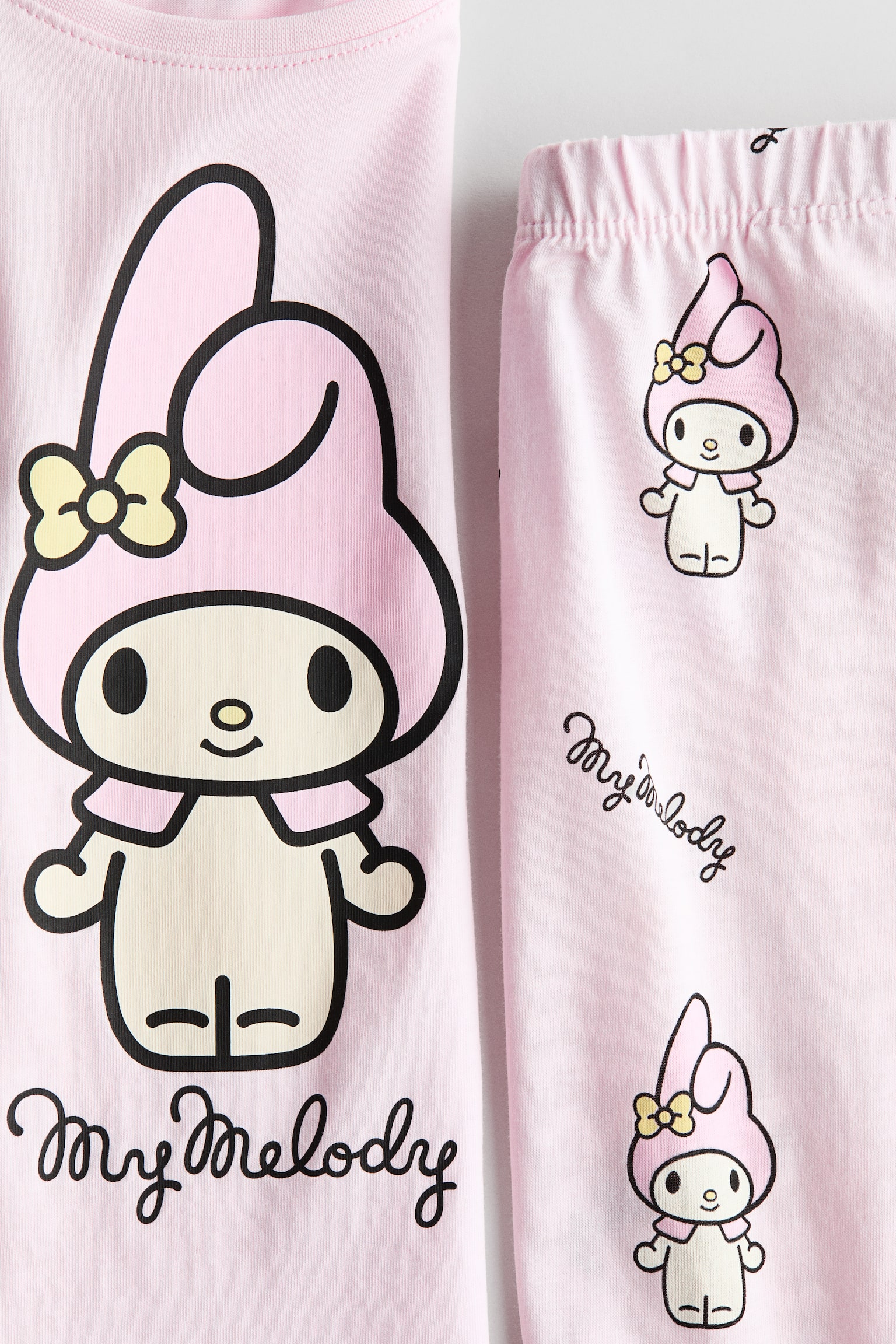 ジャージーパジャマ - ライトピンク／マイメロディ/ライトパープル／ディズニープリンセス/クリーム／ハローキティ/ピンク／パターン/ライトピンク／スクイッシュマロ/ライトブルー／リロ&スティッチ/ライトパープル／ギャビーのドールハウス - 2