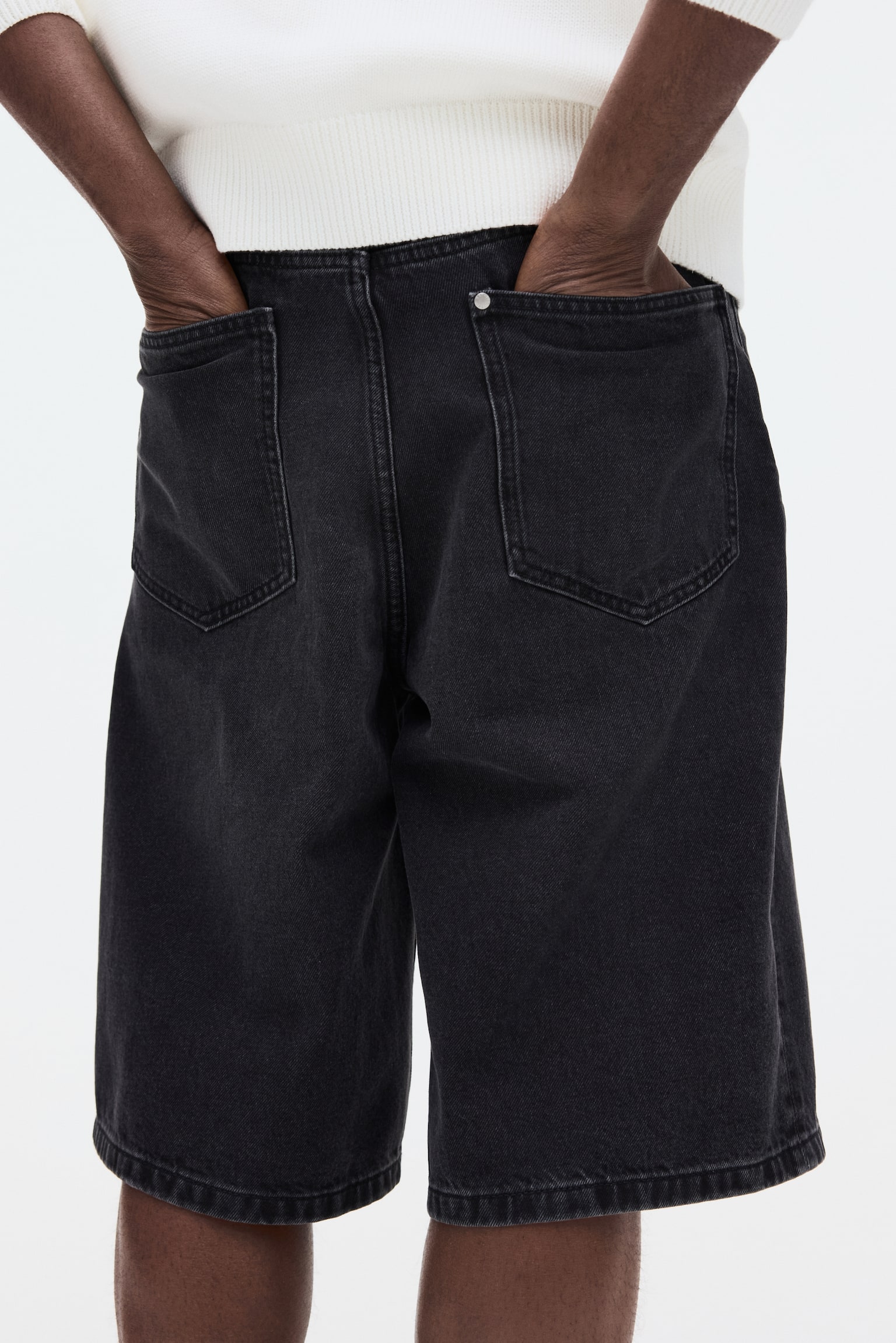 Baggy Denim Shorts - Denim black/Denim gray/Light denim blue/Denim blue - 7
