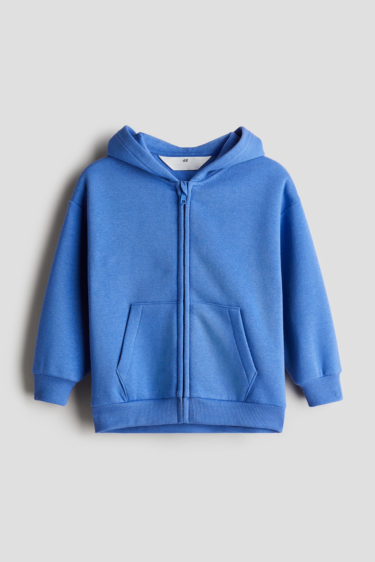 Zip-through hoodie - Blue - 1