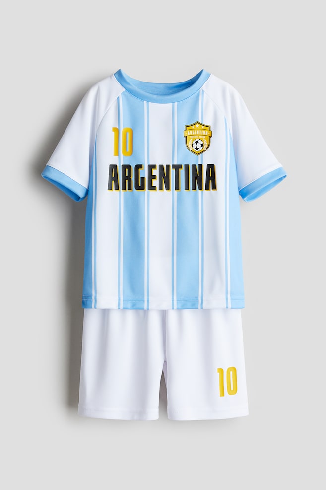 Fotballdrakt - Lys blå/Argentina/Rød/Portugal/Gul/Brasil/Hvit/Championship/Marineblå/England/Hvit/Deutschland/Klargrønn/Goalie/Blå/Frankrike - 1